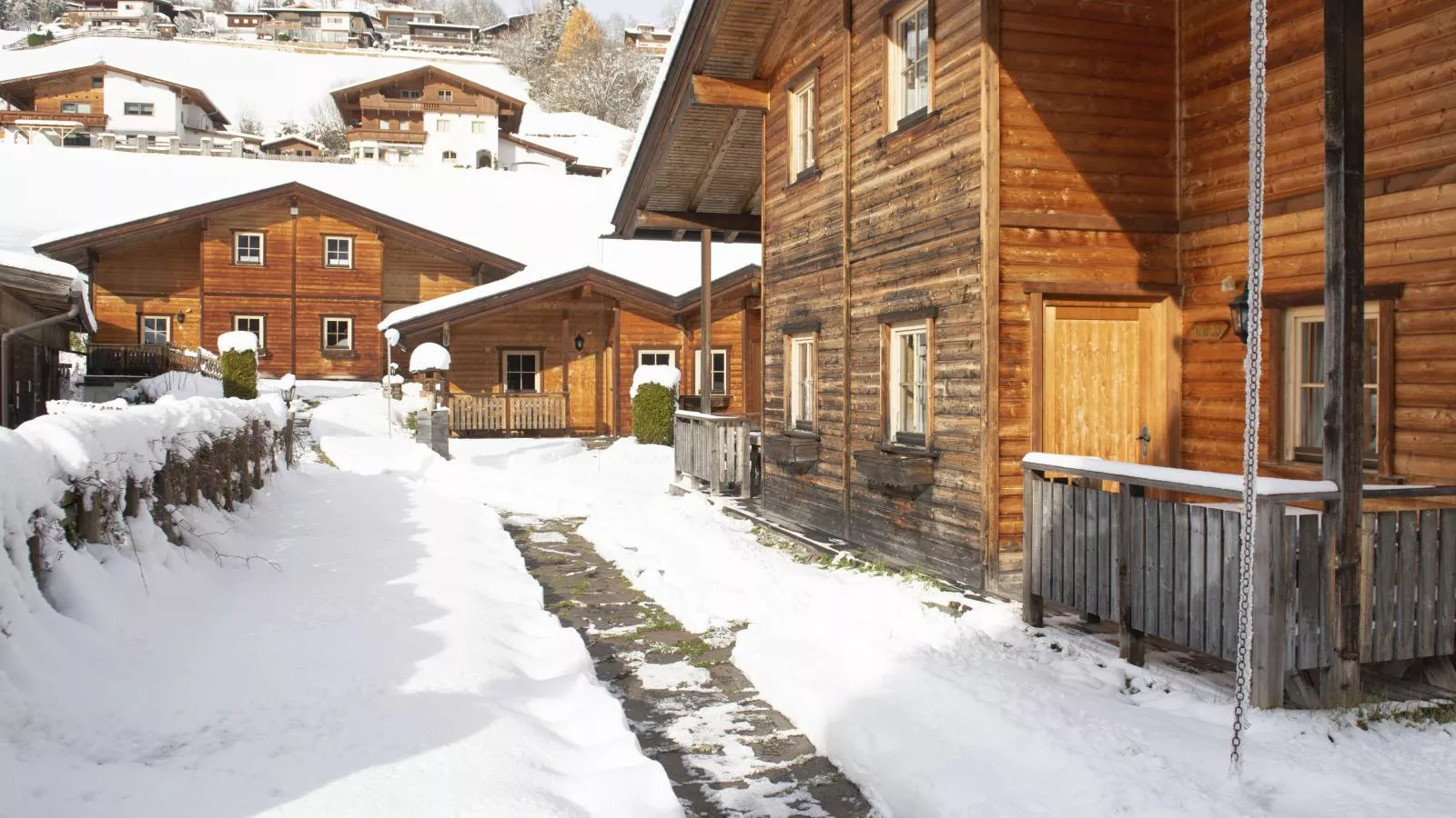 Urige Doppelhaushälfte 15 und 16-Area winter 1km