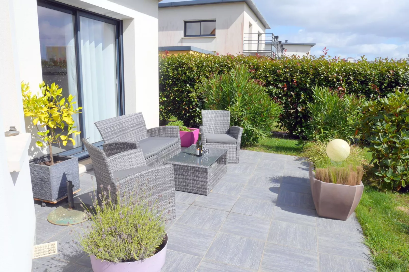 Ferienvilla Crozon-Terrassenbalkon