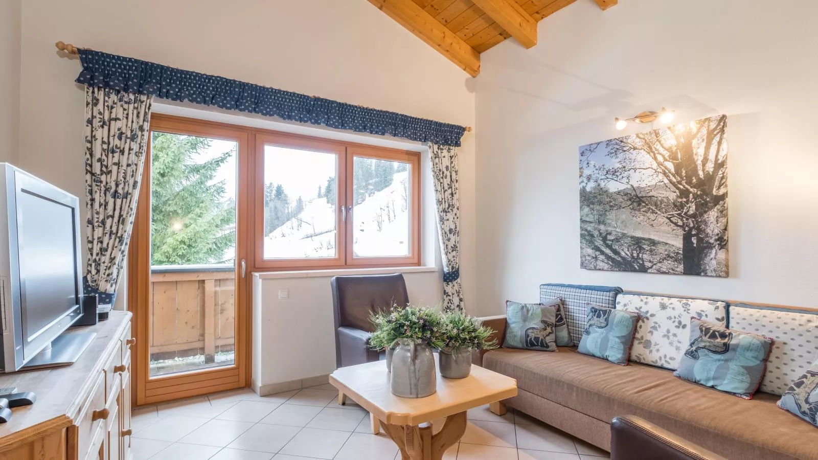 Reiterblick Ski in - Ski Out-Wohnzimmer