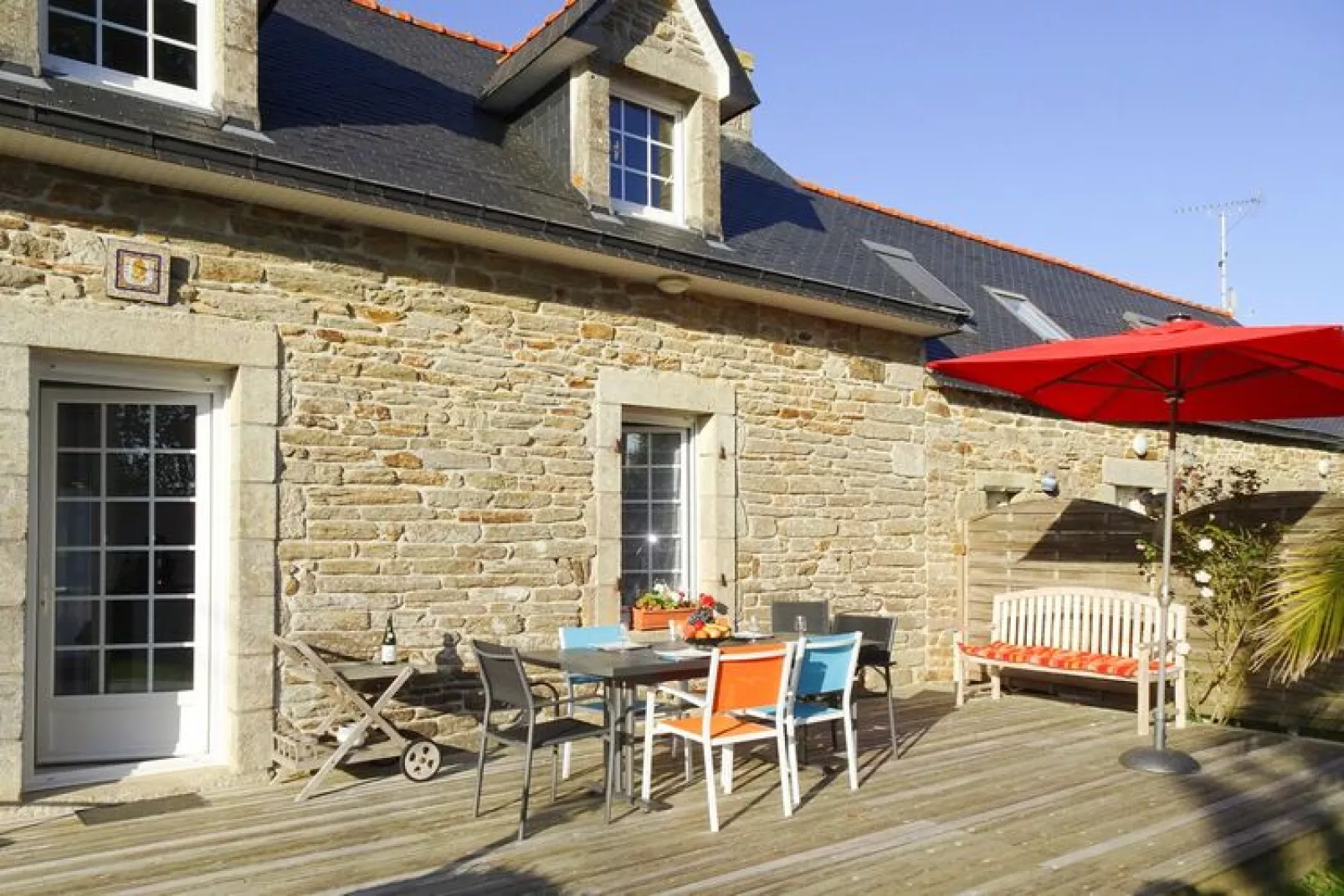 Semi-detached house Fouesnant-Gärten Sommer