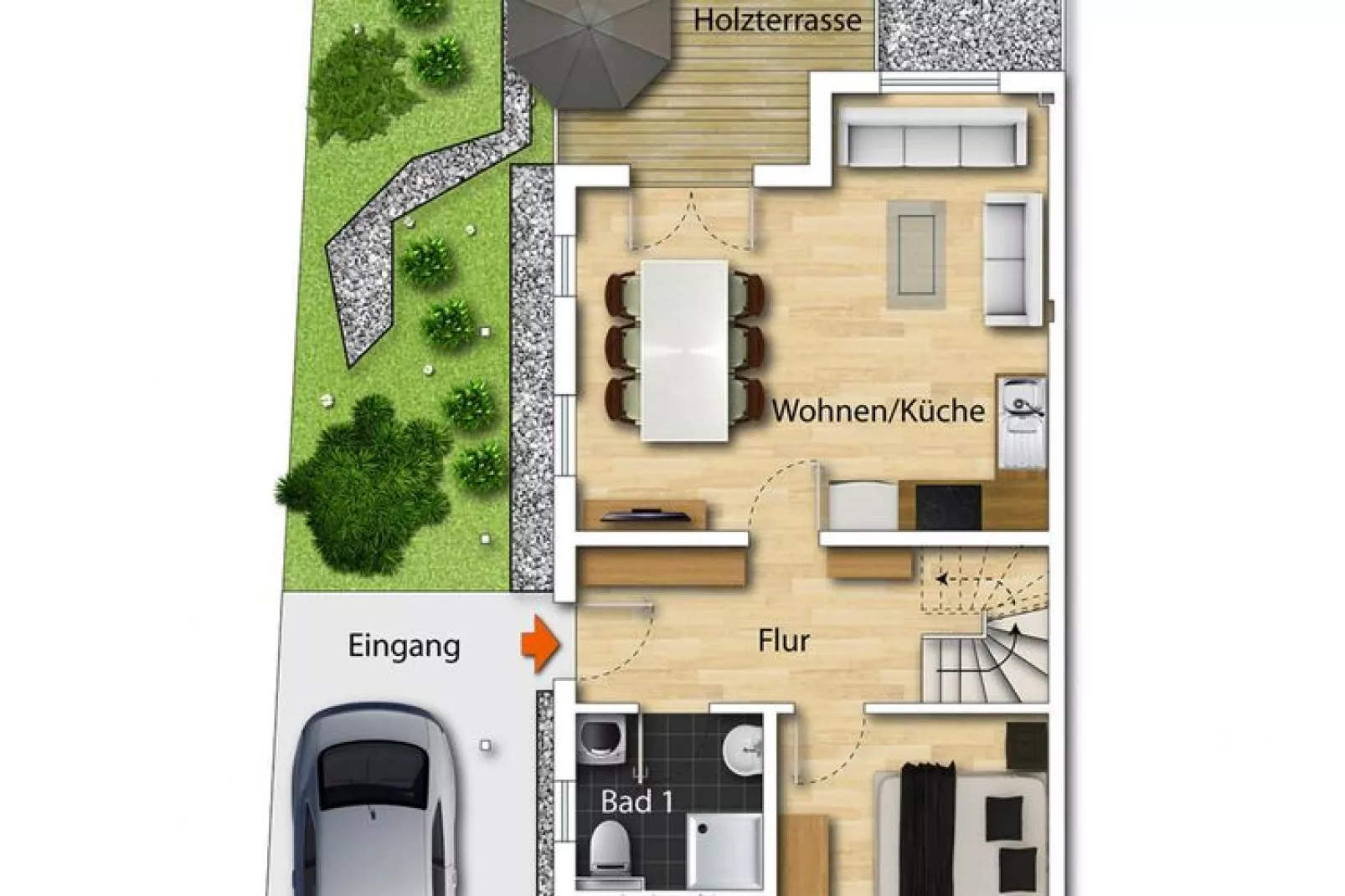 DHH Strandhaus links-Floor plan