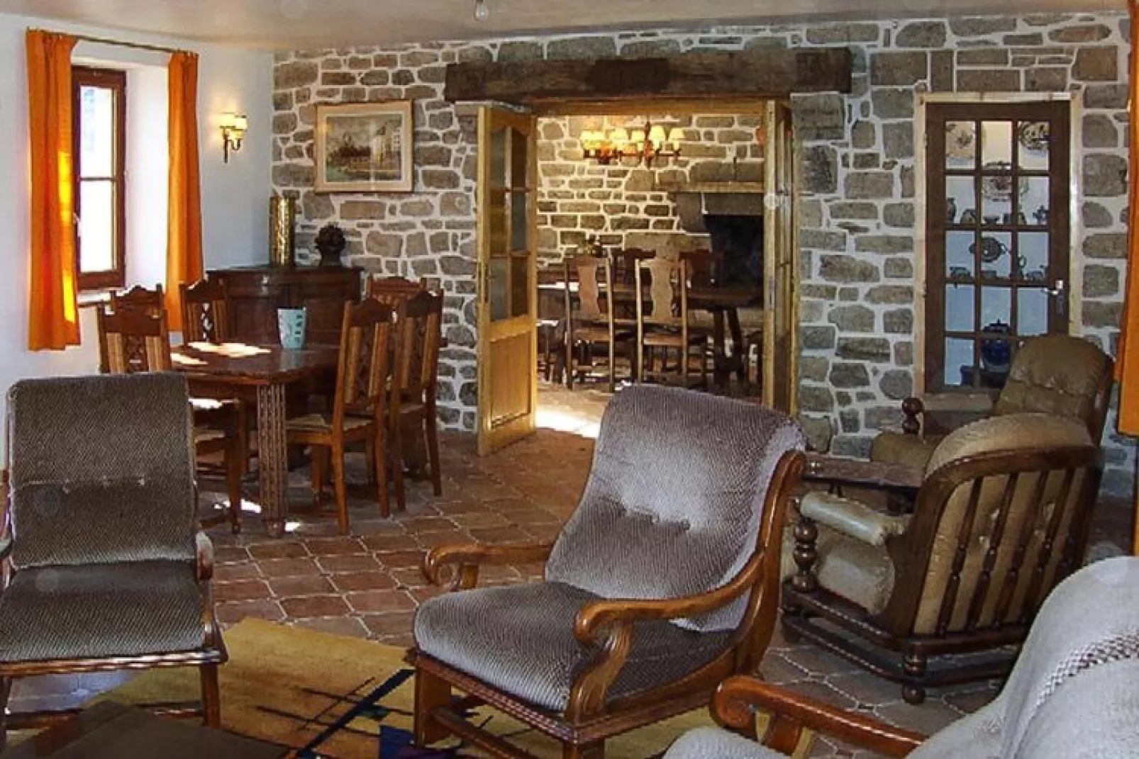 Semi-detached house Bénodet Kermaria-Living room