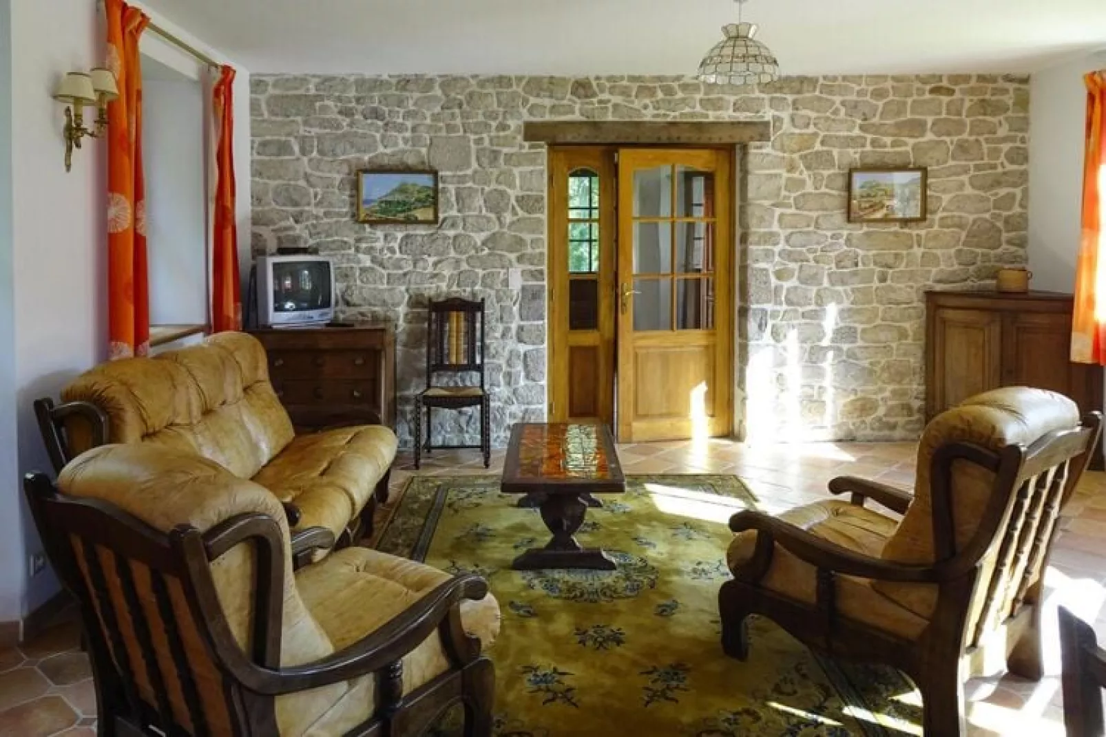 Semi-detached house Bénodet Kereol-Living room