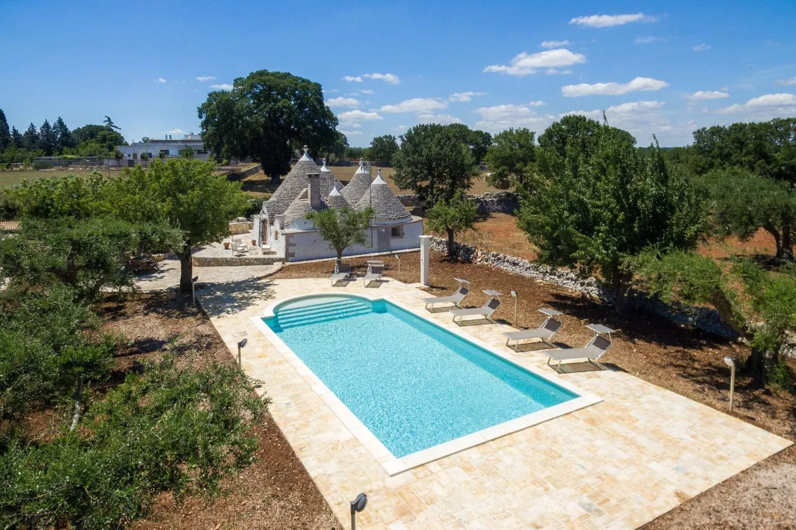 Magnificent Stefano's Trulli in Locorotondo-Exterior summer