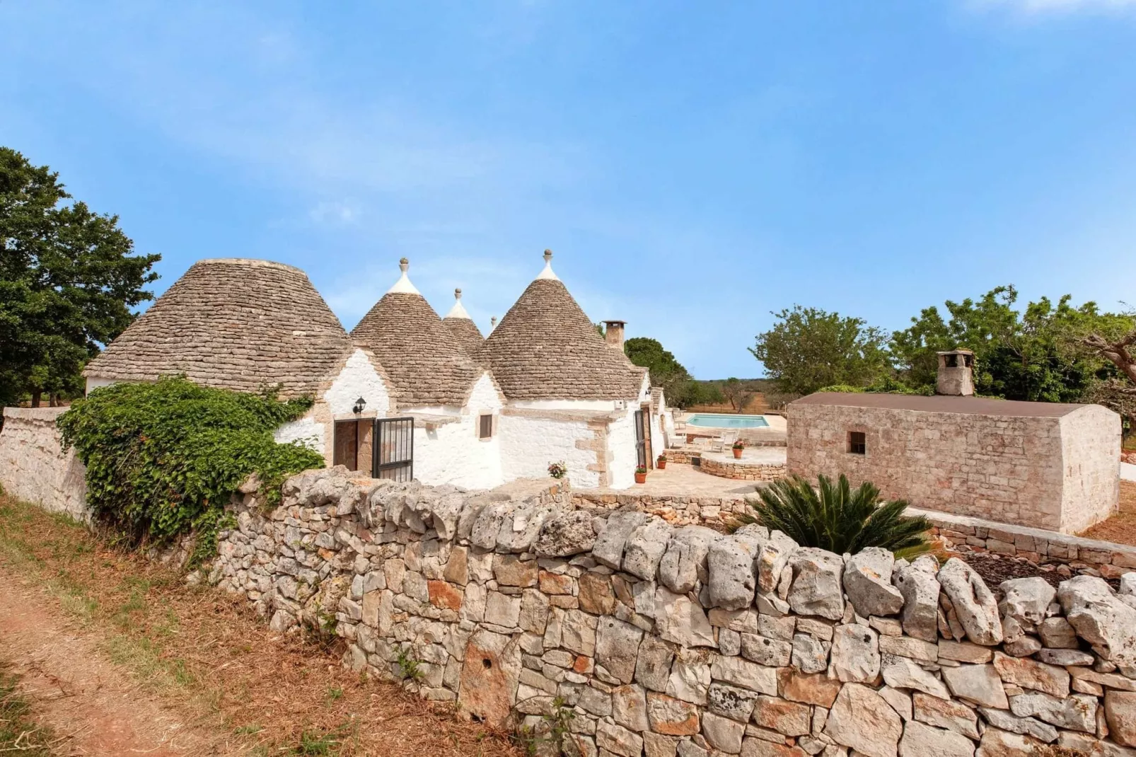 Magnificent Stefano's Trulli in Locorotondo-Exterior summer