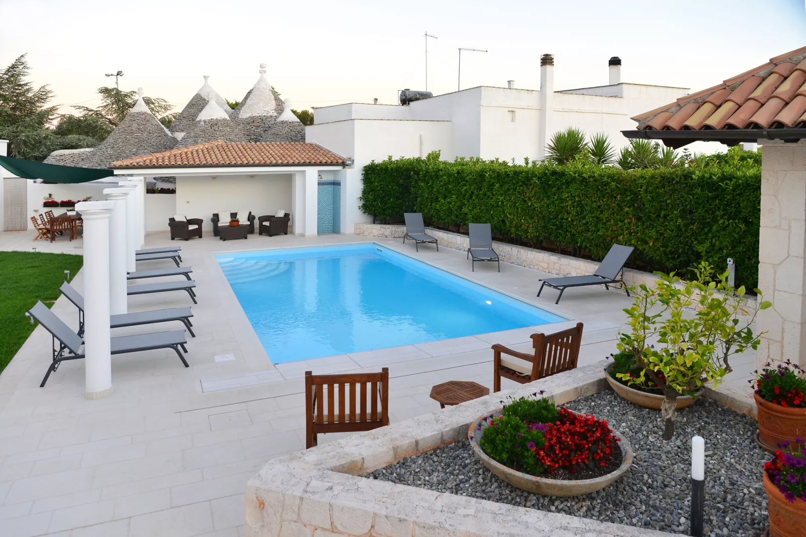 Villa Giovanna Trullo in Ostuni-Jardin d'été