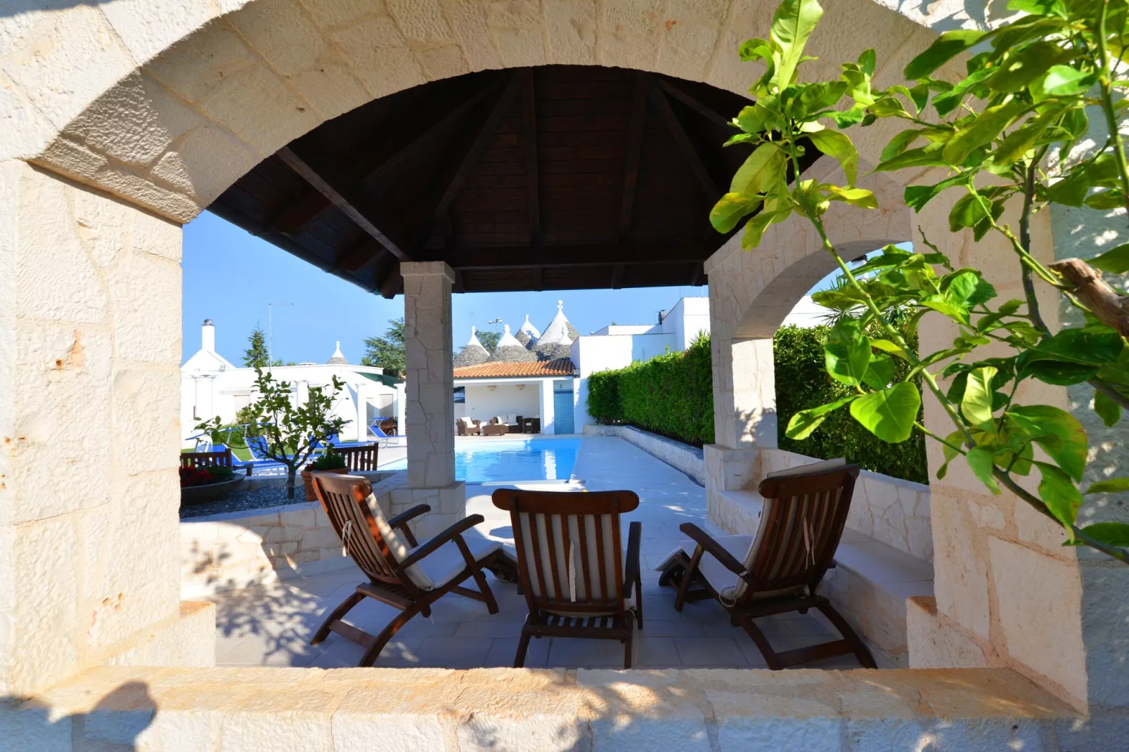 Villa Giovanna Trullo in Ostuni-Balcon-terrasse