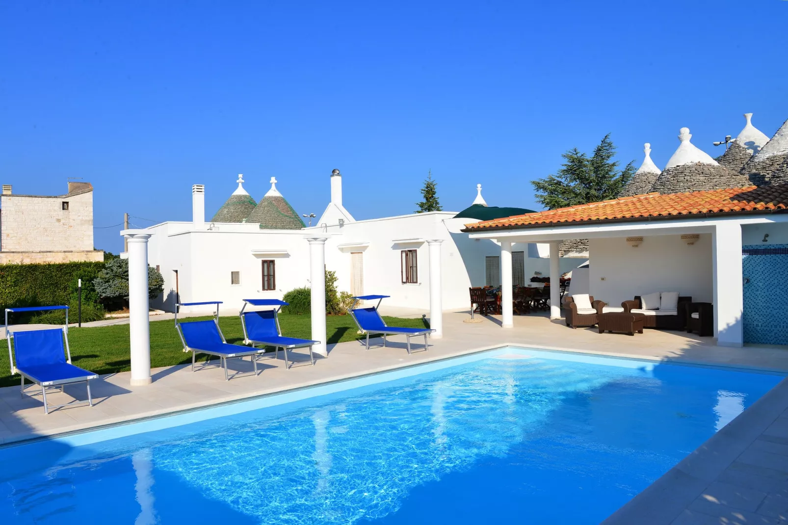 Villa Giovanna Trullo in Ostuni-Extérieur été