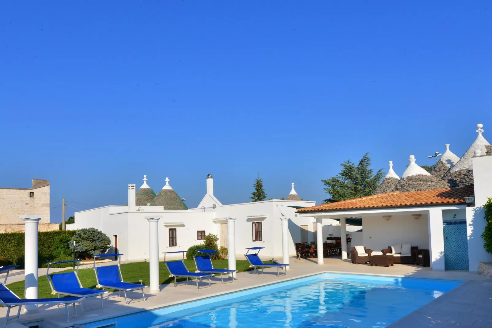 Villa Giovanna Trullo in Ostuni-Extérieur été