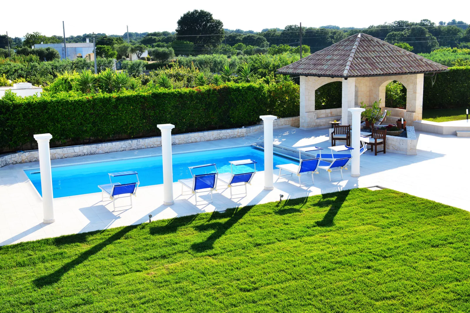 Villa Giovanna Trullo in Ostuni-Jardin d'été