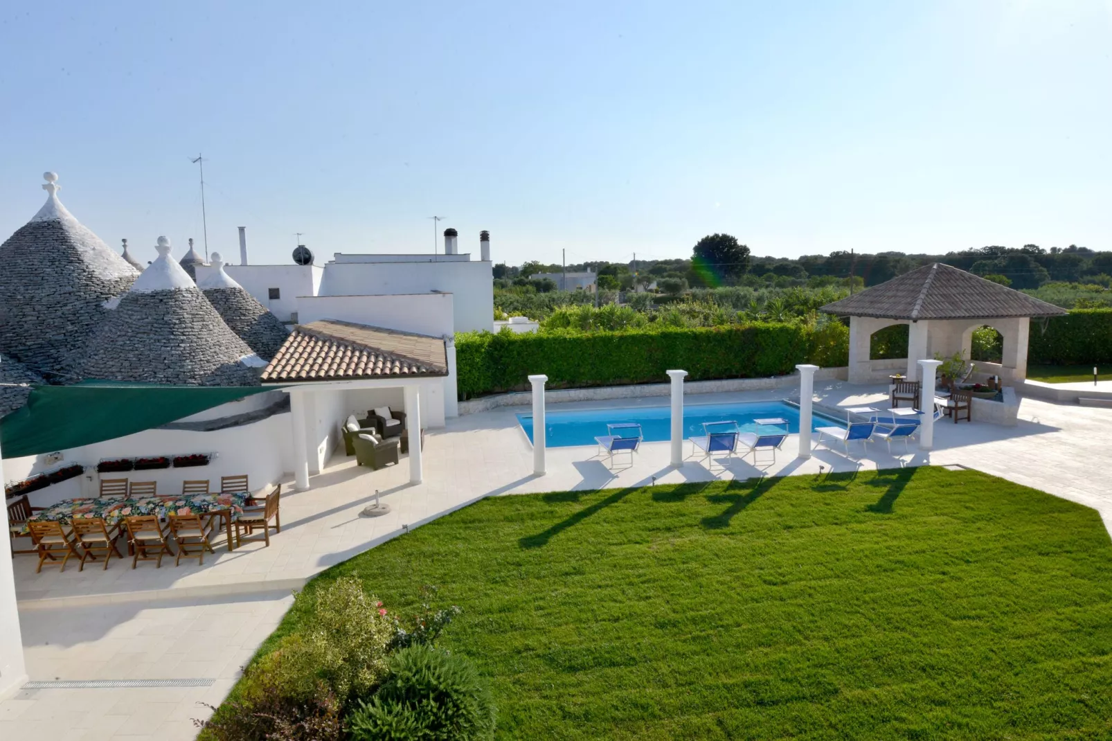 Villa Giovanna Trullo in Ostuni-Jardin d'été