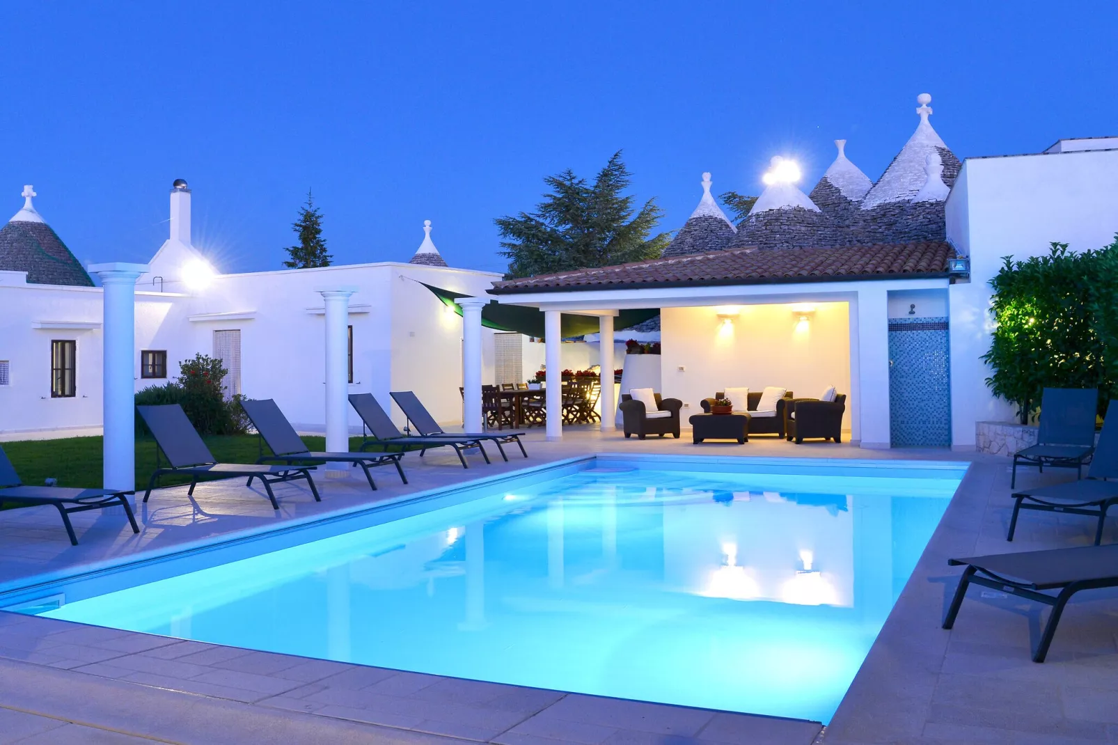Villa Giovanna Trullo in Ostuni-Extérieur été