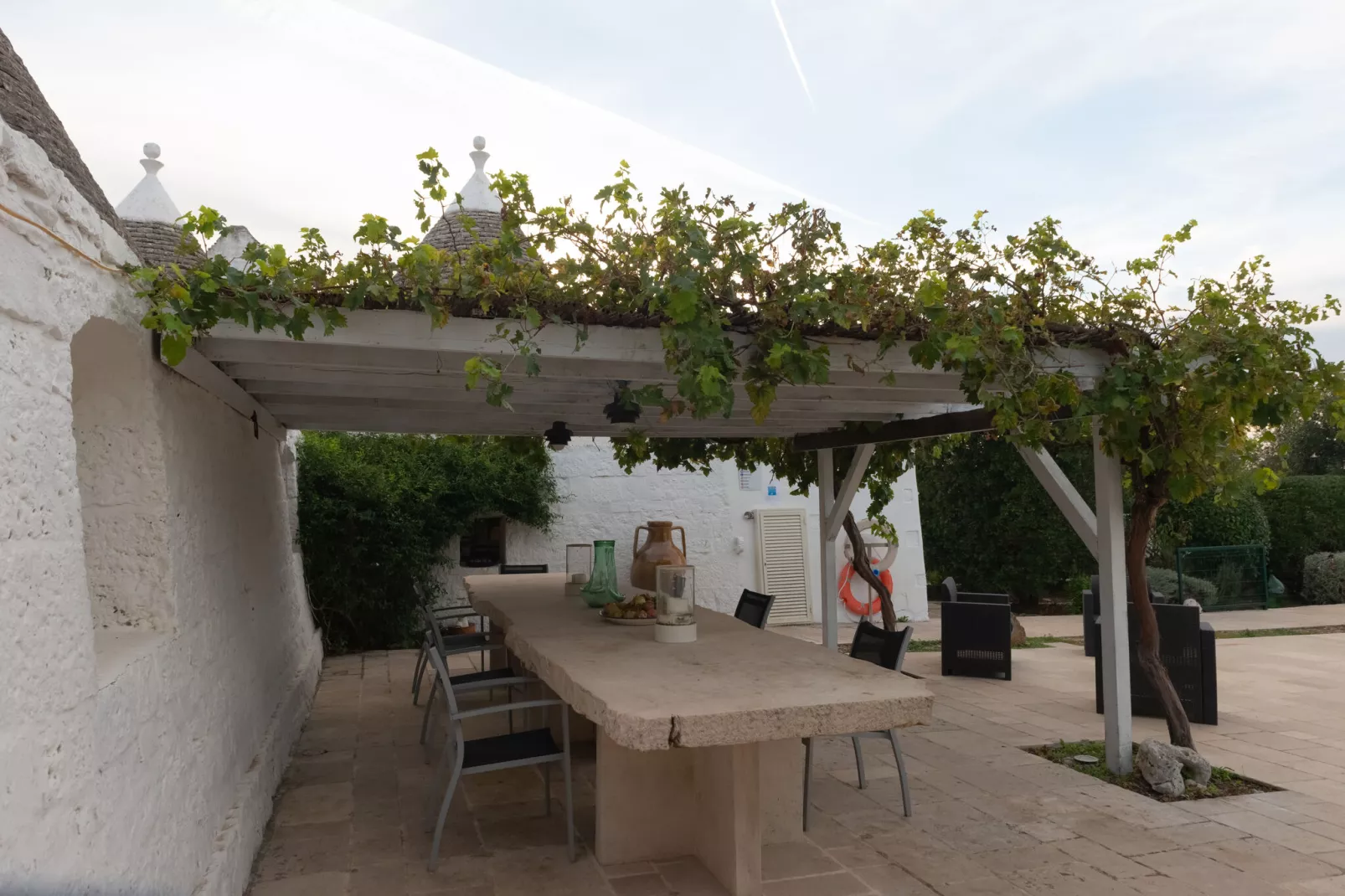Trulli Fantese 4 Ostuni-Terrace balcony
