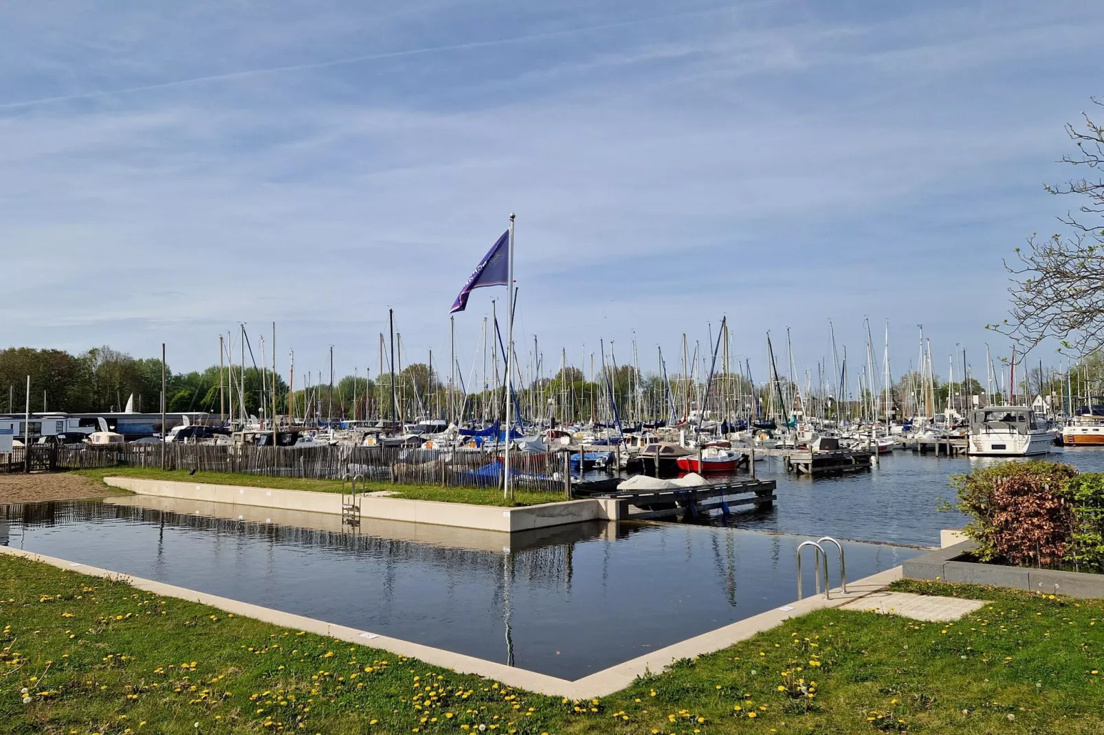 Havenlodges Naarden 1-Areas summer 1km