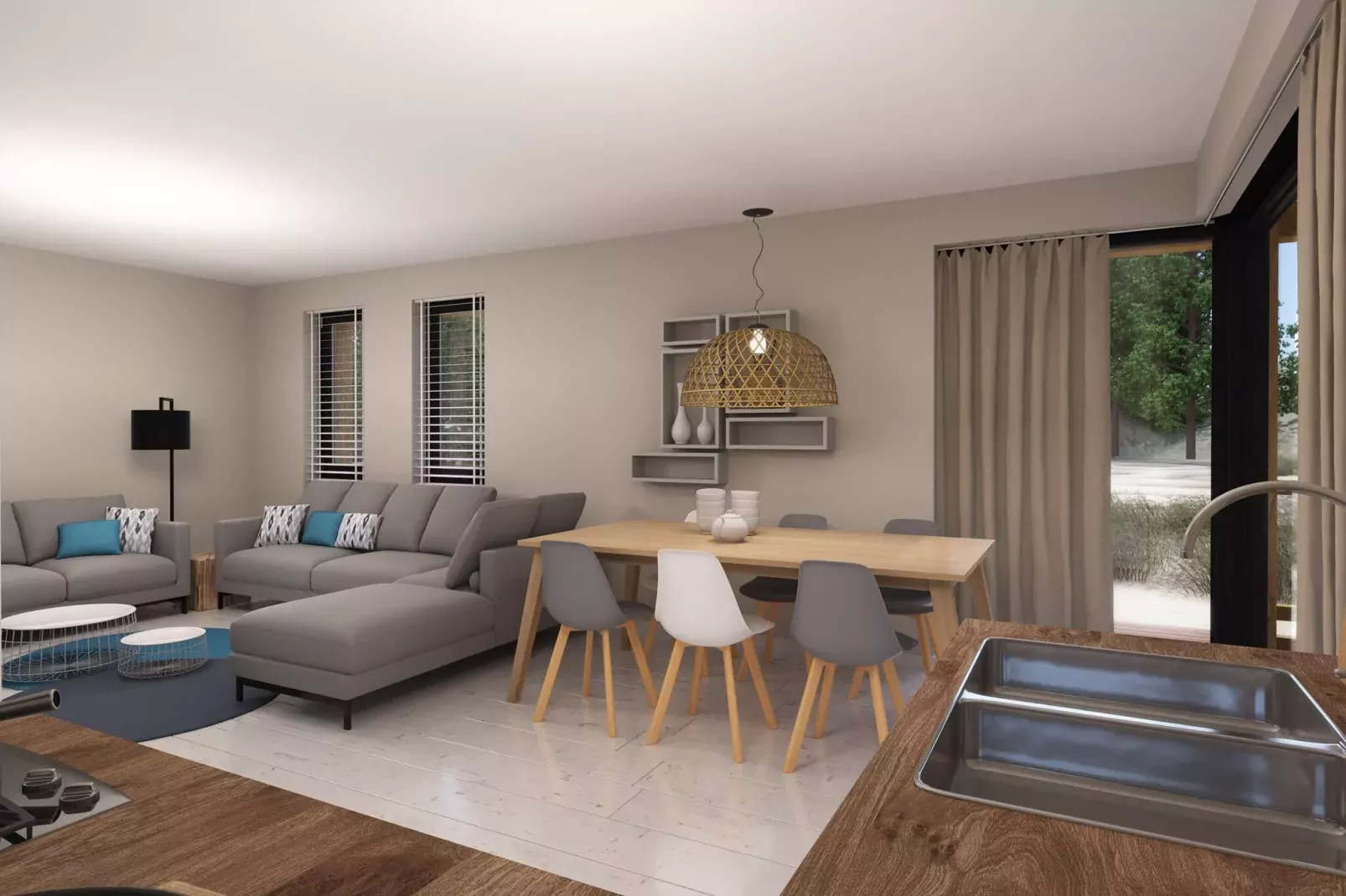 Berck sur Mer 6-Living room