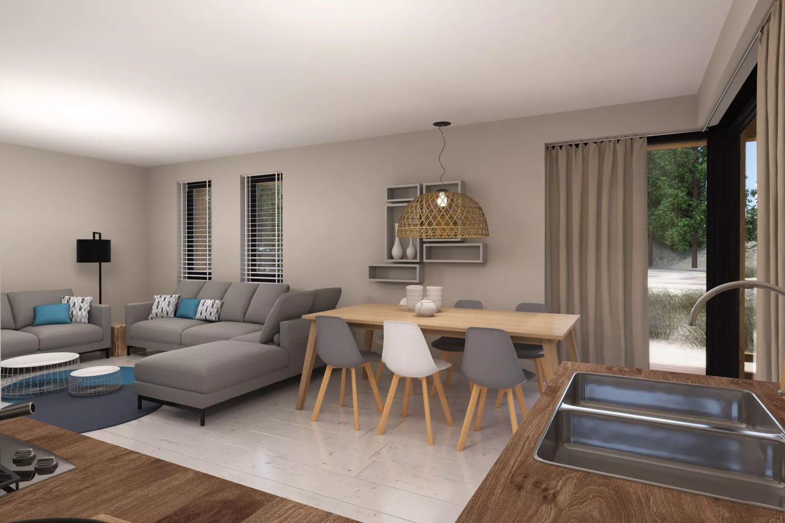 Berck sur Mer 10-Living room