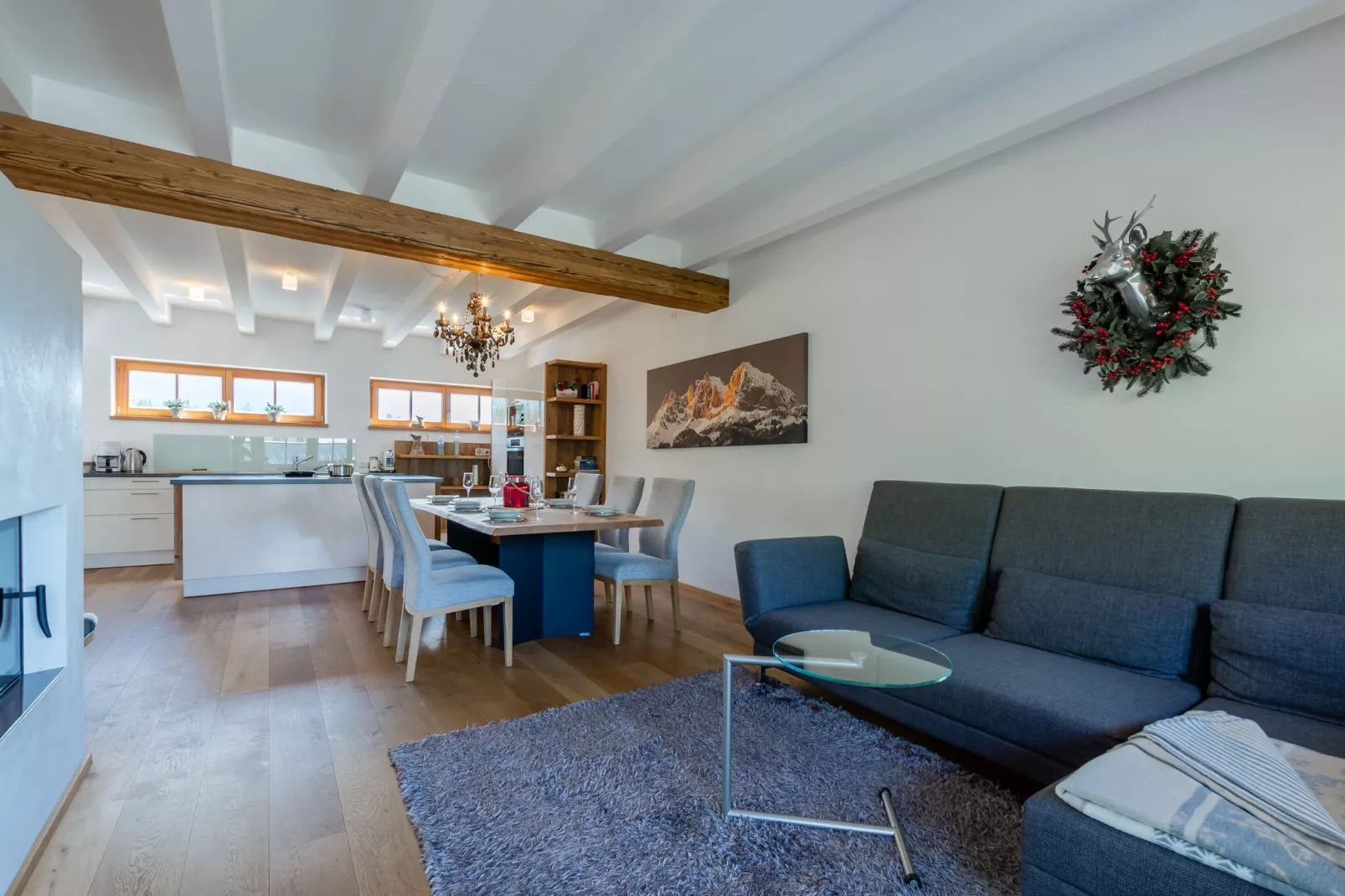 Panorama Chalet 18-Living room