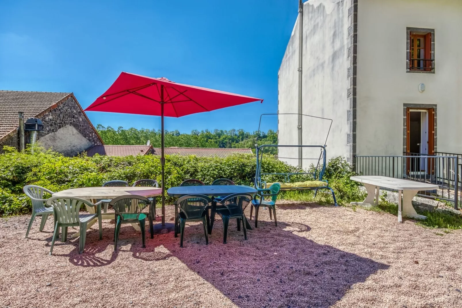 Le gite du parc du Volcan de grande capacité-Terrassenbalkon