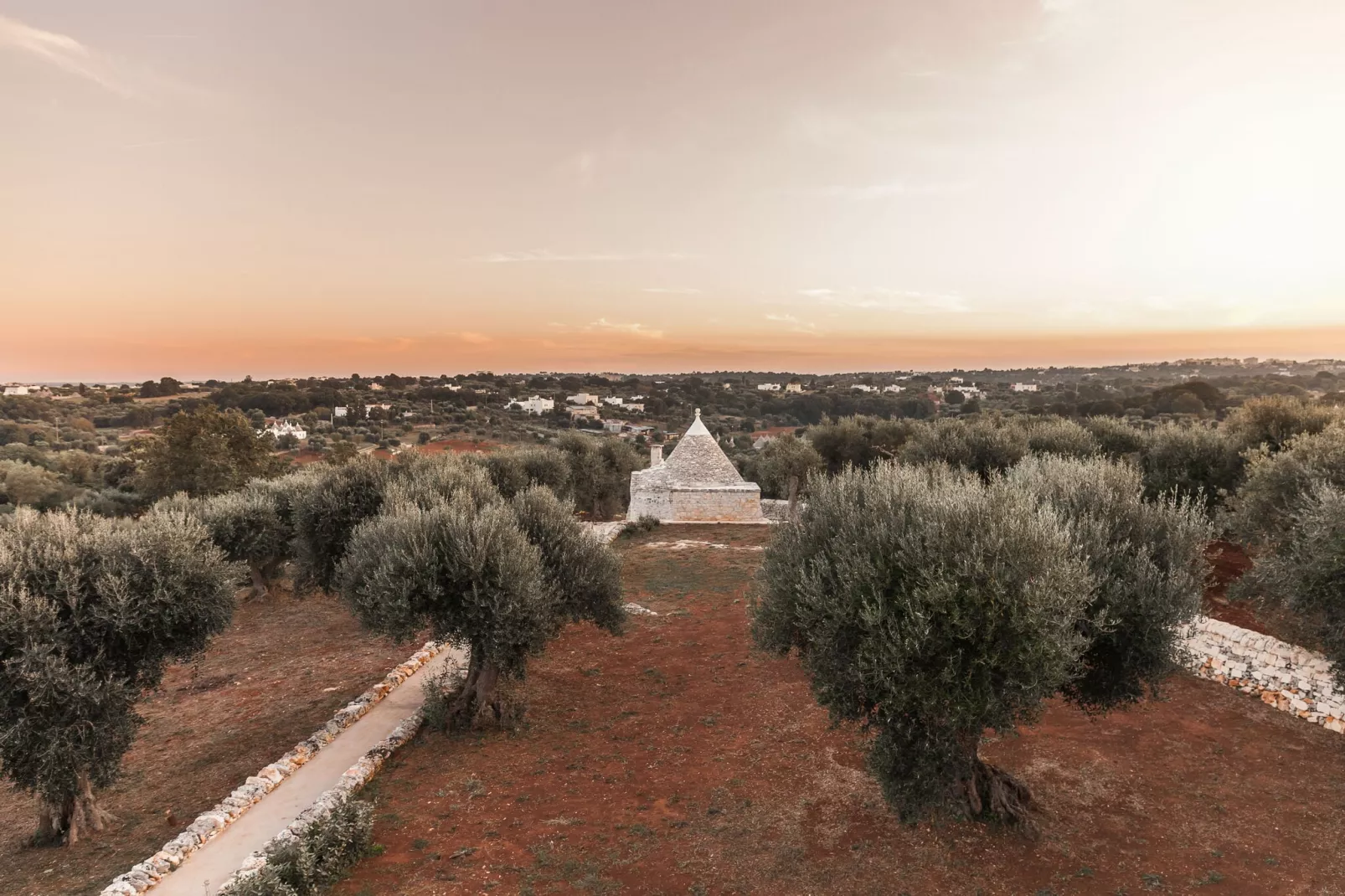 Luxury Trullo Termetrio in Cisternino-Gardens summer