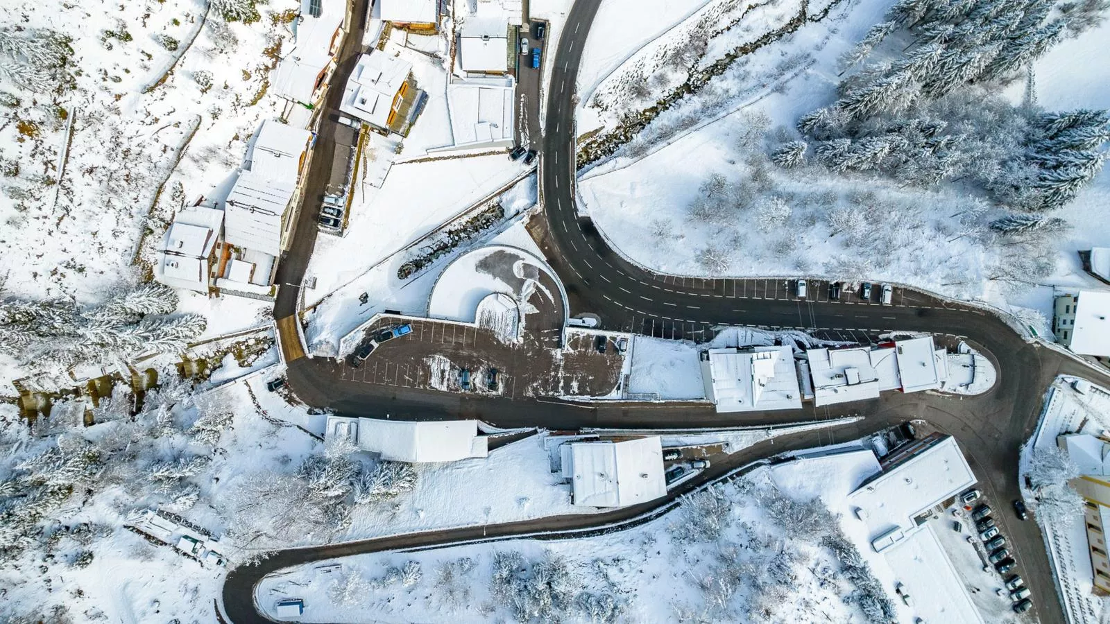 Bergliebe-Gebiet Winter 1 km