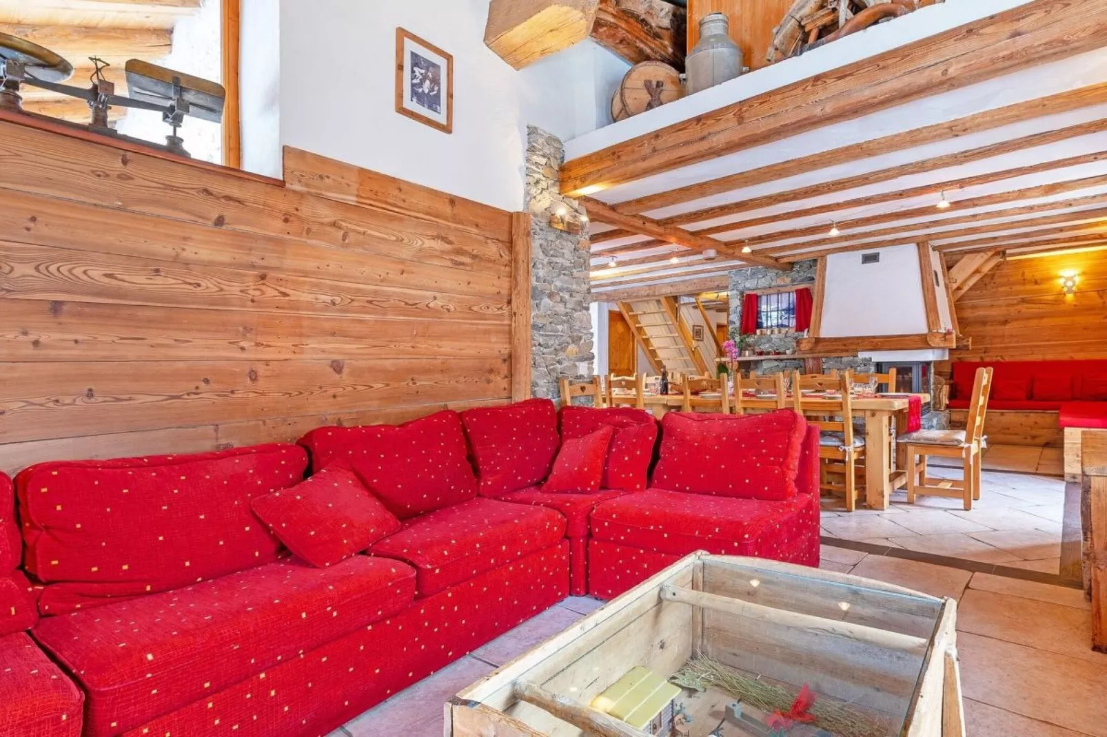 Chalet Honoré-Living room
