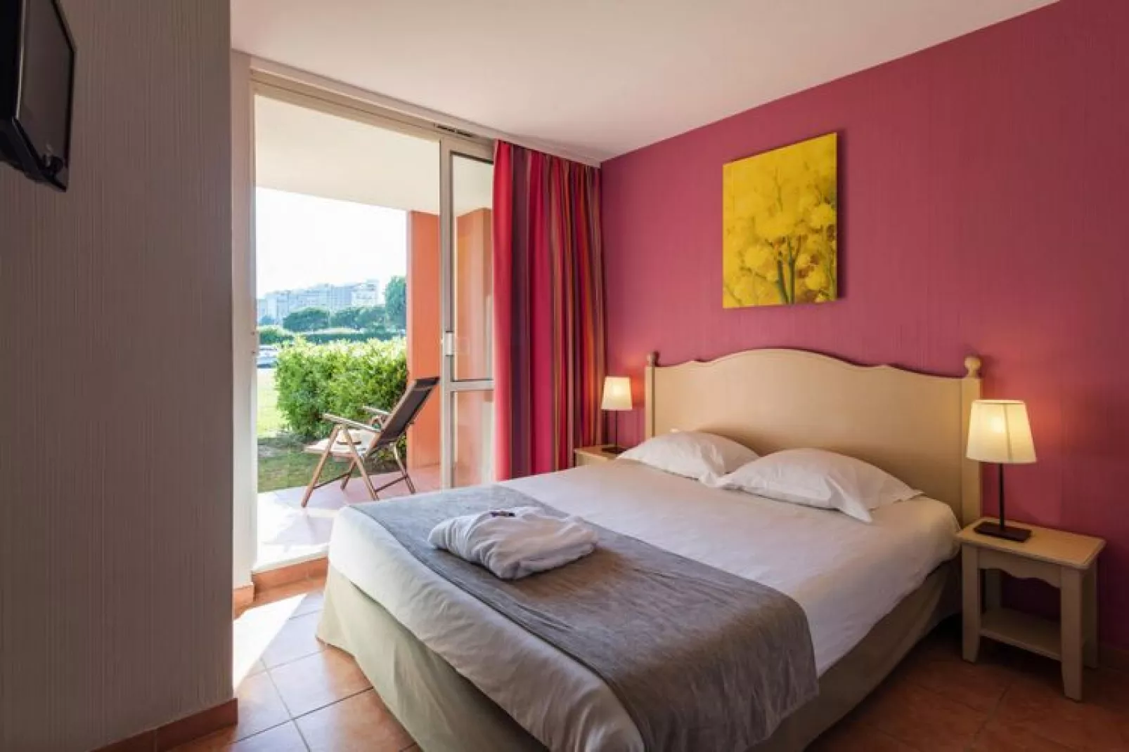 Residence Les Rives de Cannes Mandelieu Mandelieu-la-Napoule - 14 Standard - Studio 4 p - 1 sleeping alcove-Schlafzimmer