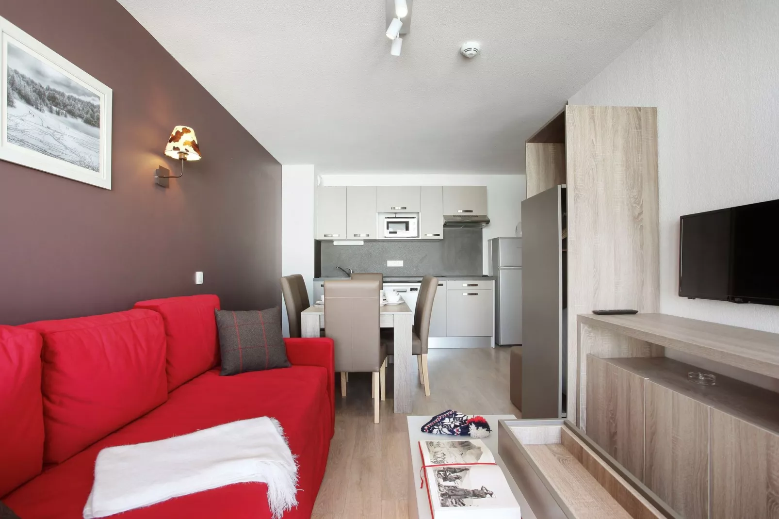 Résidence Prestige Front de Neige 3-Living room