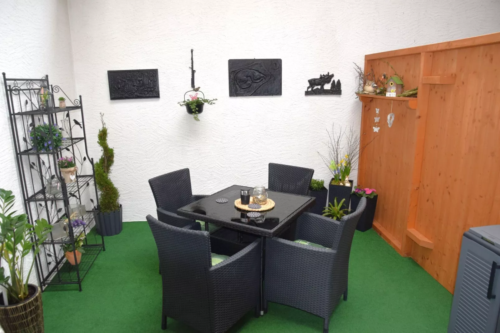 Ferienhaus Auszeit - Für Naturgenuss und Erholung-Balcon-terrasse