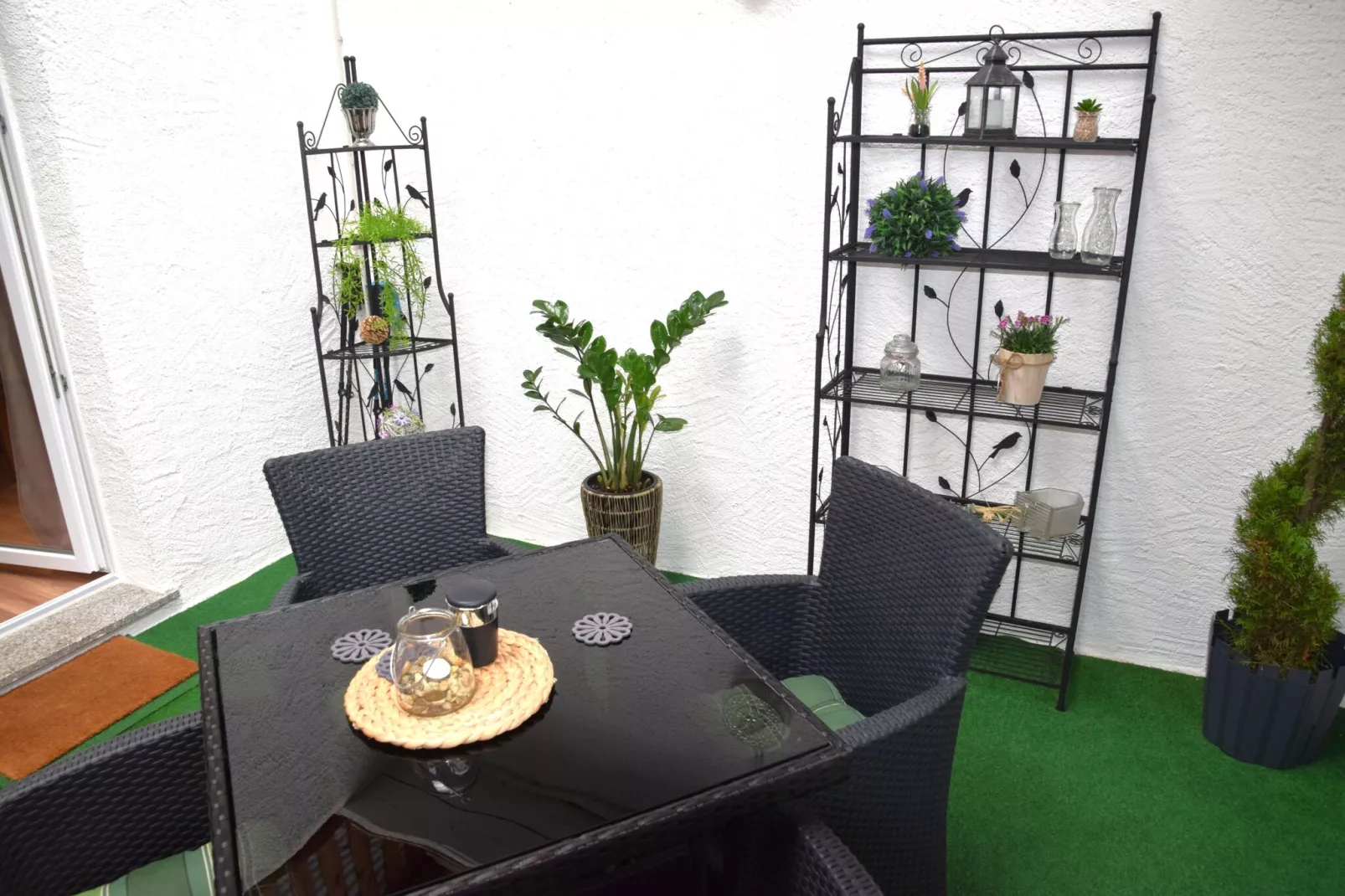 Ferienhaus Auszeit - Für Naturgenuss und Erholung-Balcon-terrasse