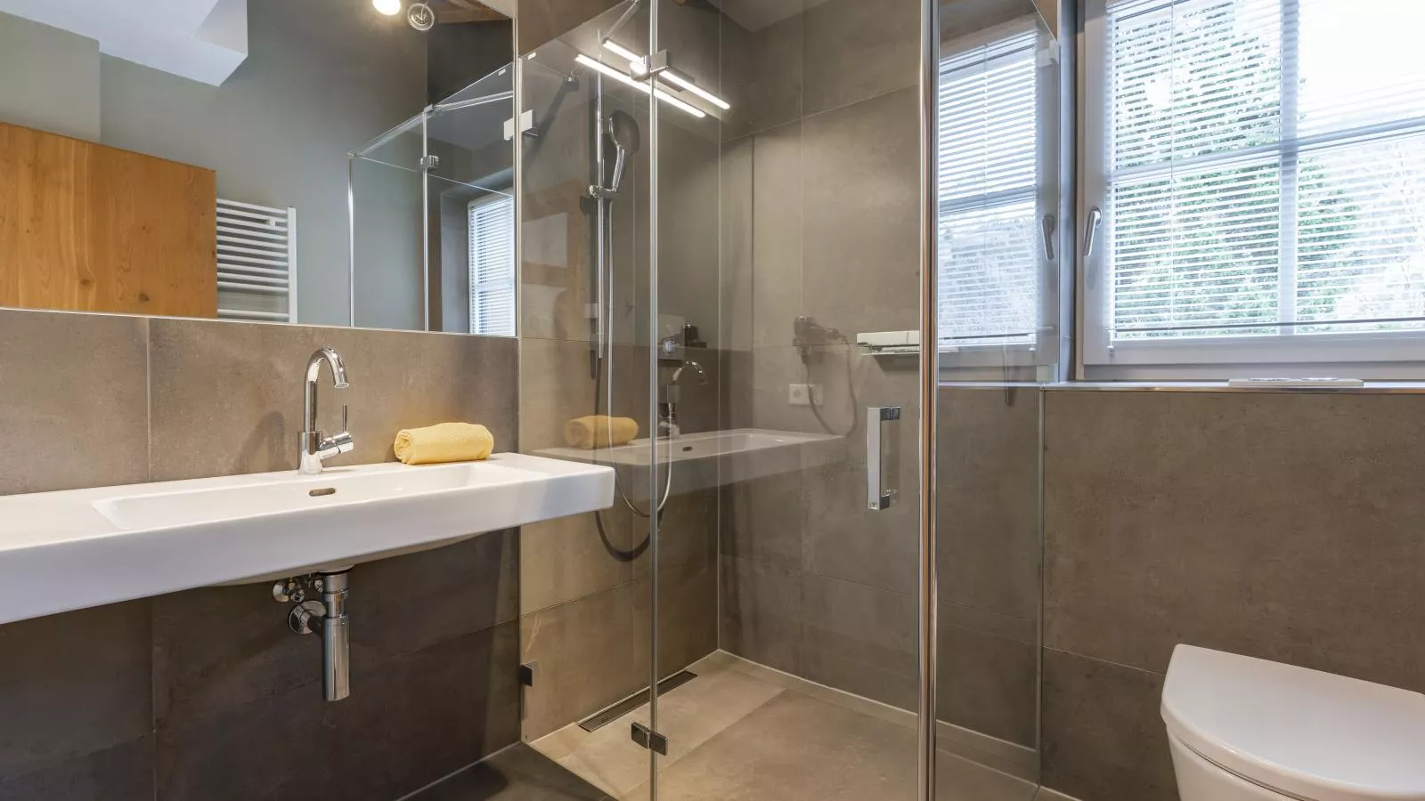 Schneeflocke Leogang-Badezimmer