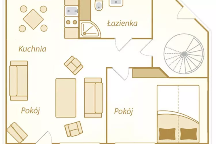 Apartament w Miedzyzdrojach "Morskie Oko" A-Floor plan