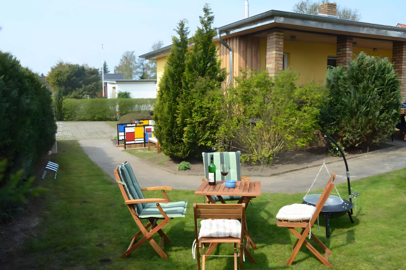 Inselhaus Paul auf der Insel Poel-Gardens summer