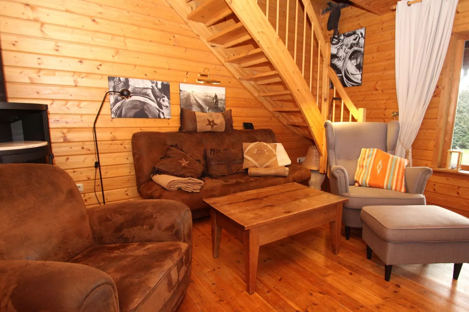 Ferienhaus in Hasselfelde - Haus 48 Blauvogel-Wohnzimmer