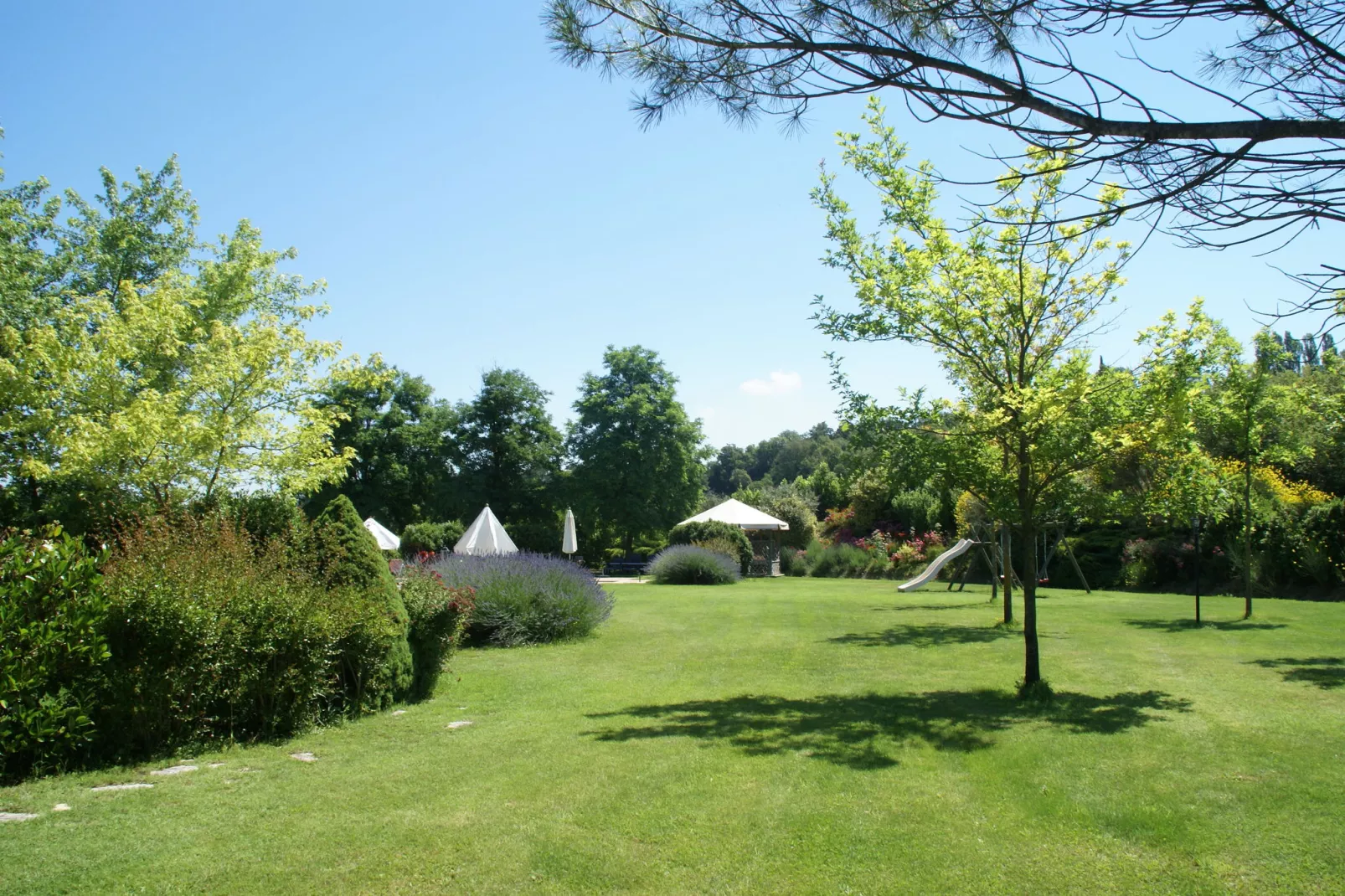 Podere Montone Fienile-Gardens summer