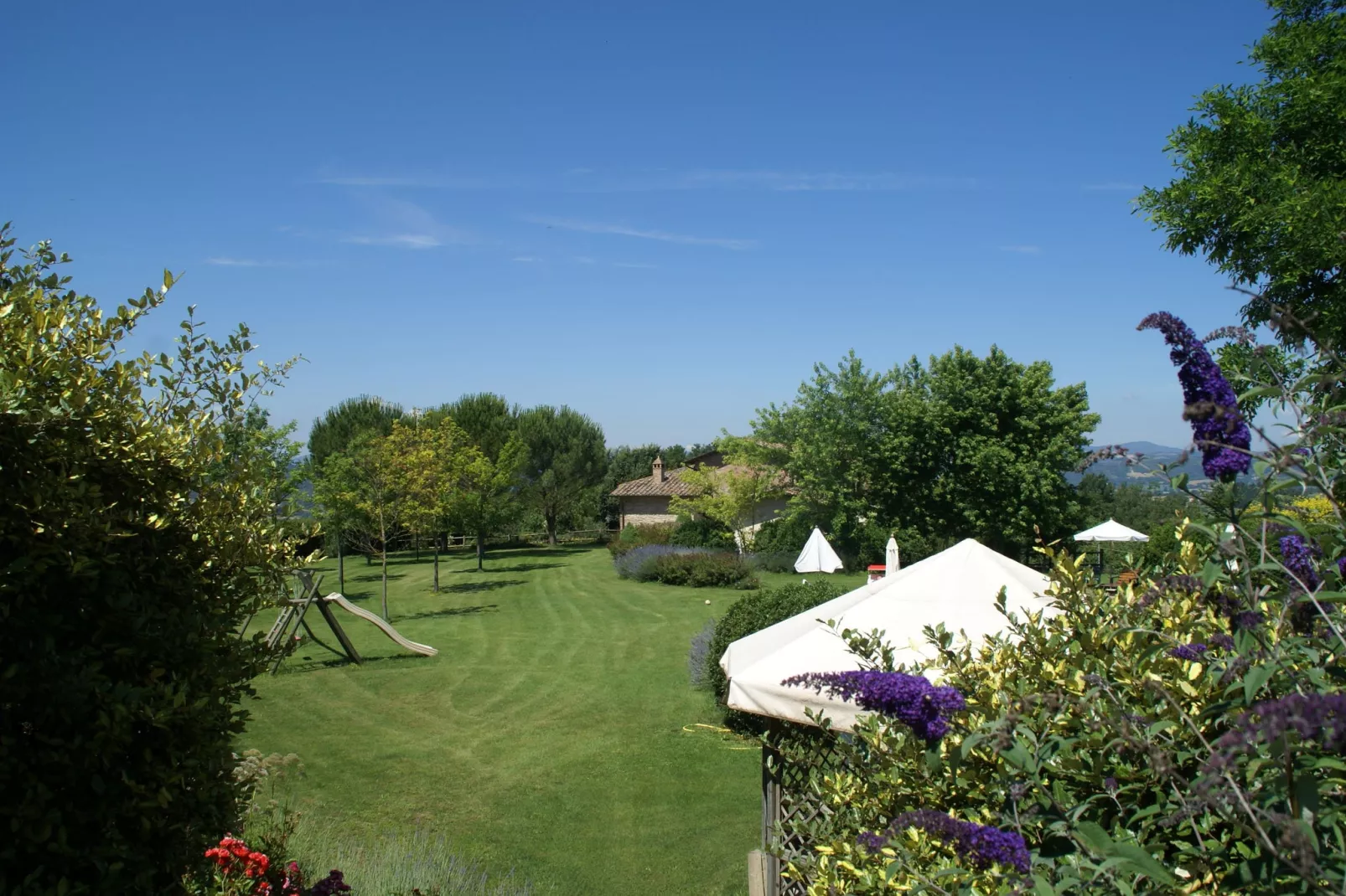 Podere Montone Fienile-Gardens summer