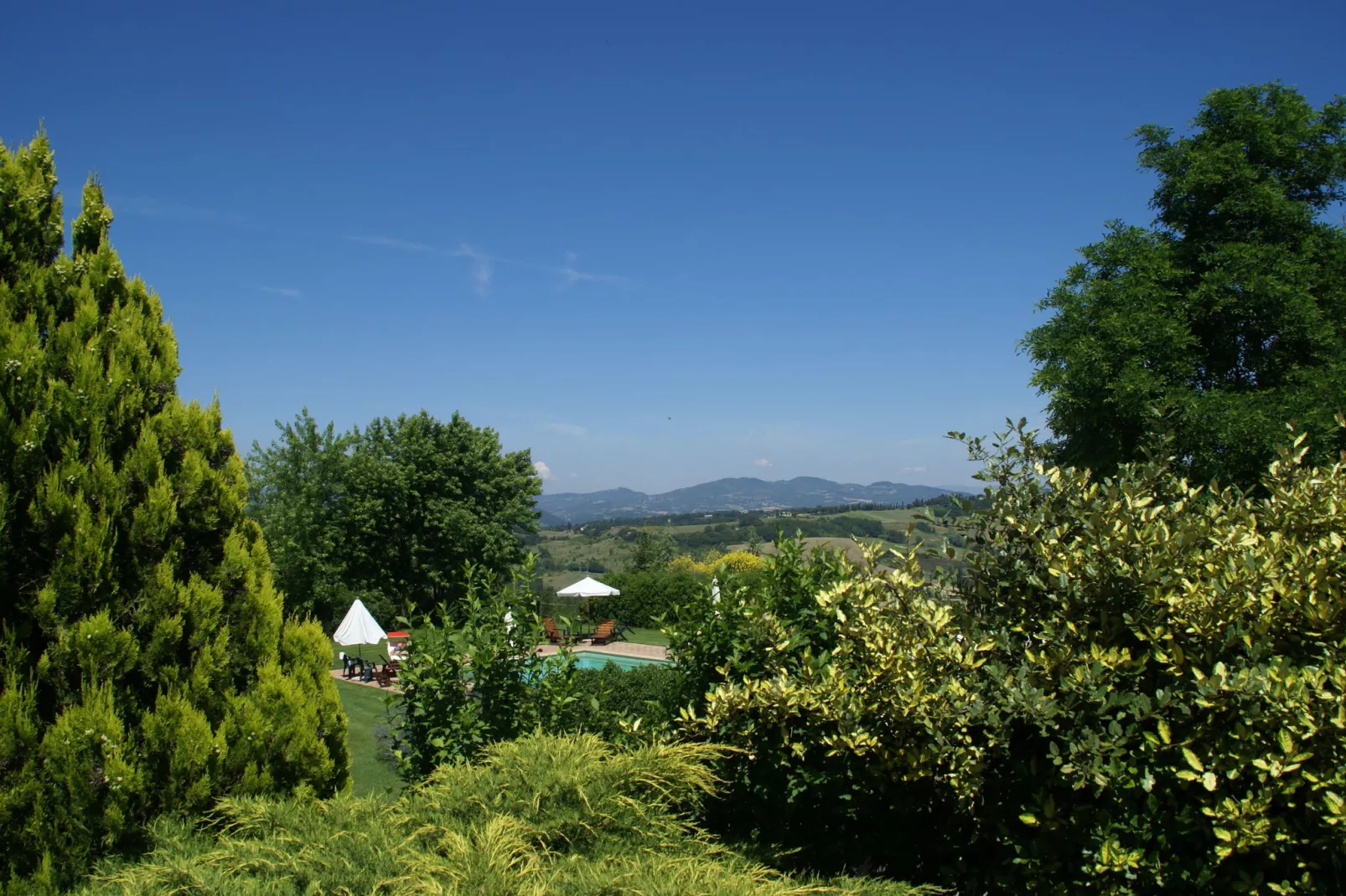 Podere Montone Fienile-Gardens summer