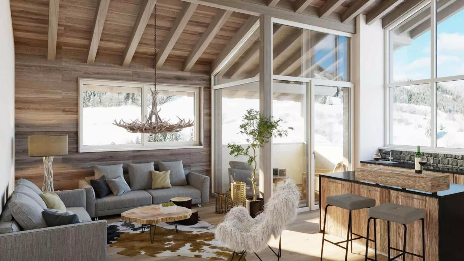Grebenzen Lodge 35-Living room