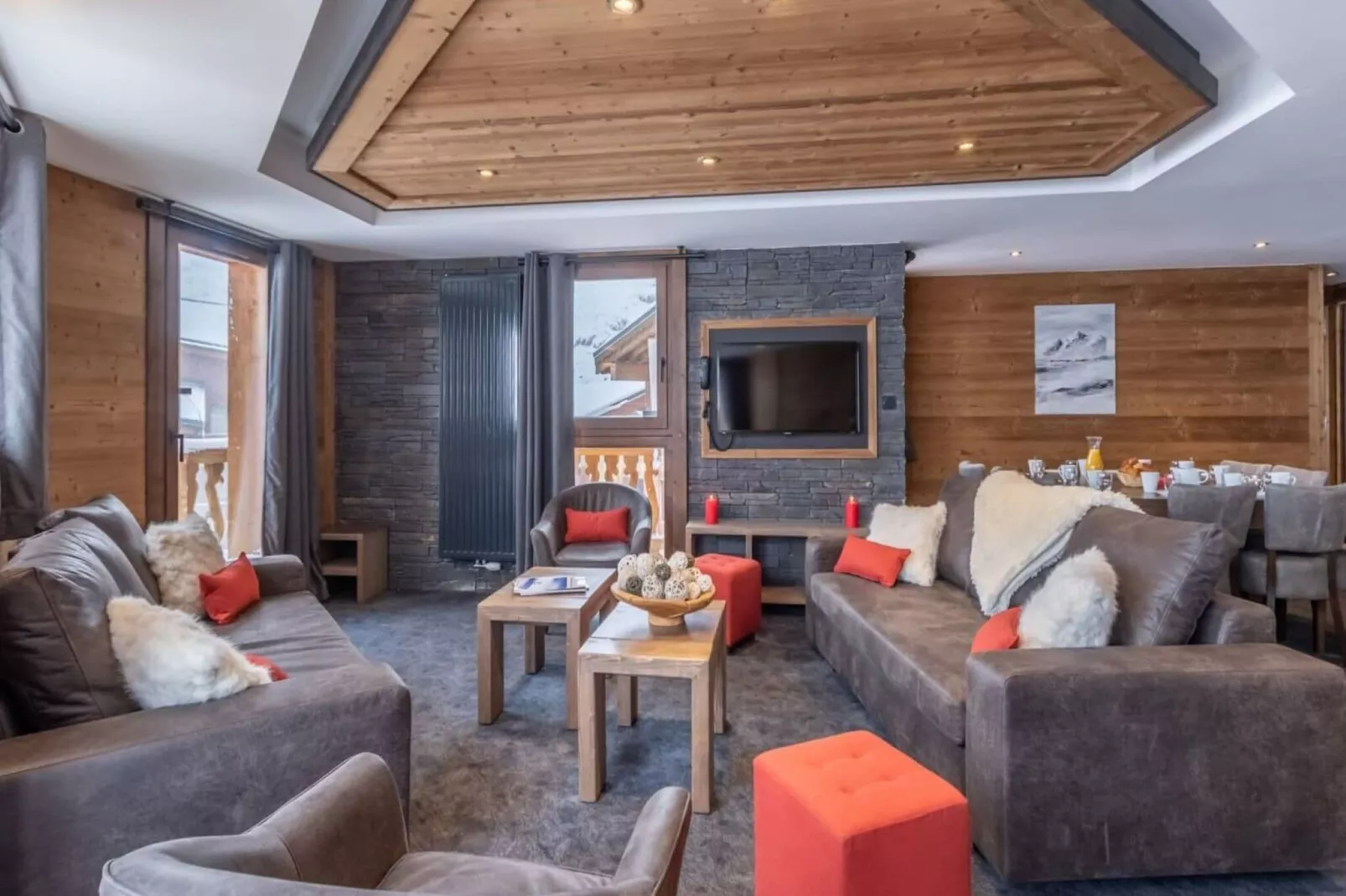 Chalet Altitude Val Thorens 6-Salon