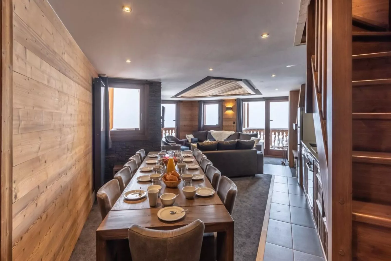Chalet Altitude Val Thorens 7-Salon