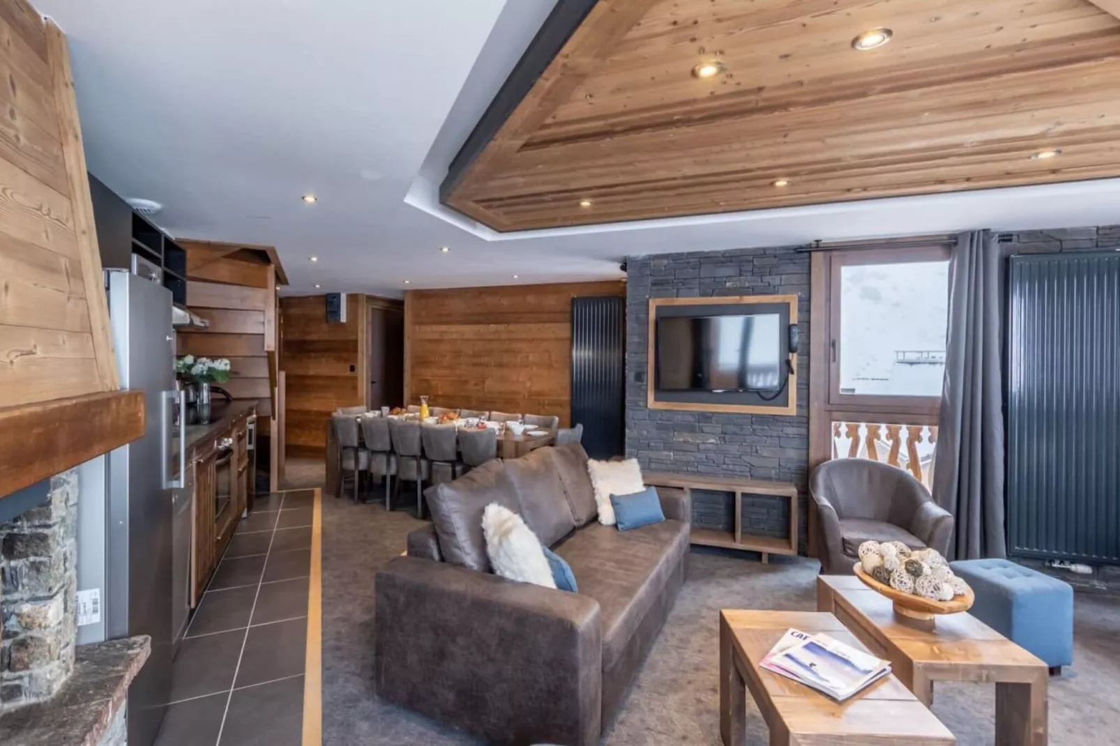 Chalet Altitude Val Thorens 7-Salon