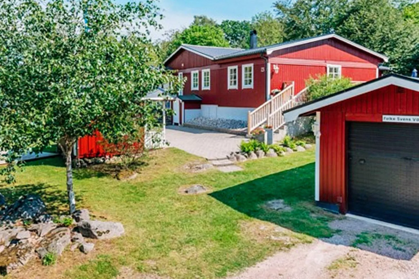 5 Sterne Ferienhaus in HÖÖR-By Traum-Außenbereich