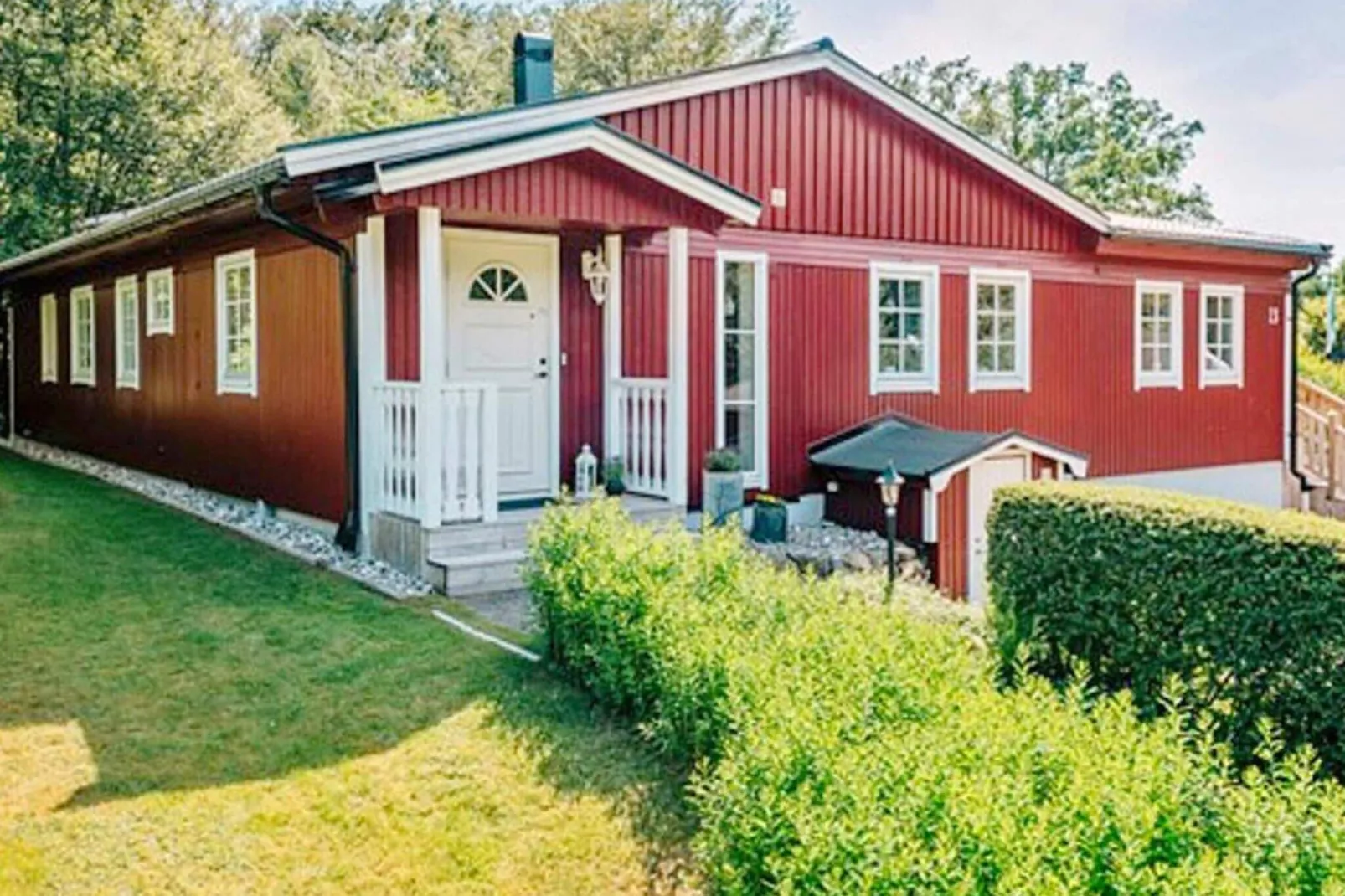 5 Sterne Ferienhaus in HÖÖR-By Traum-Außenbereich