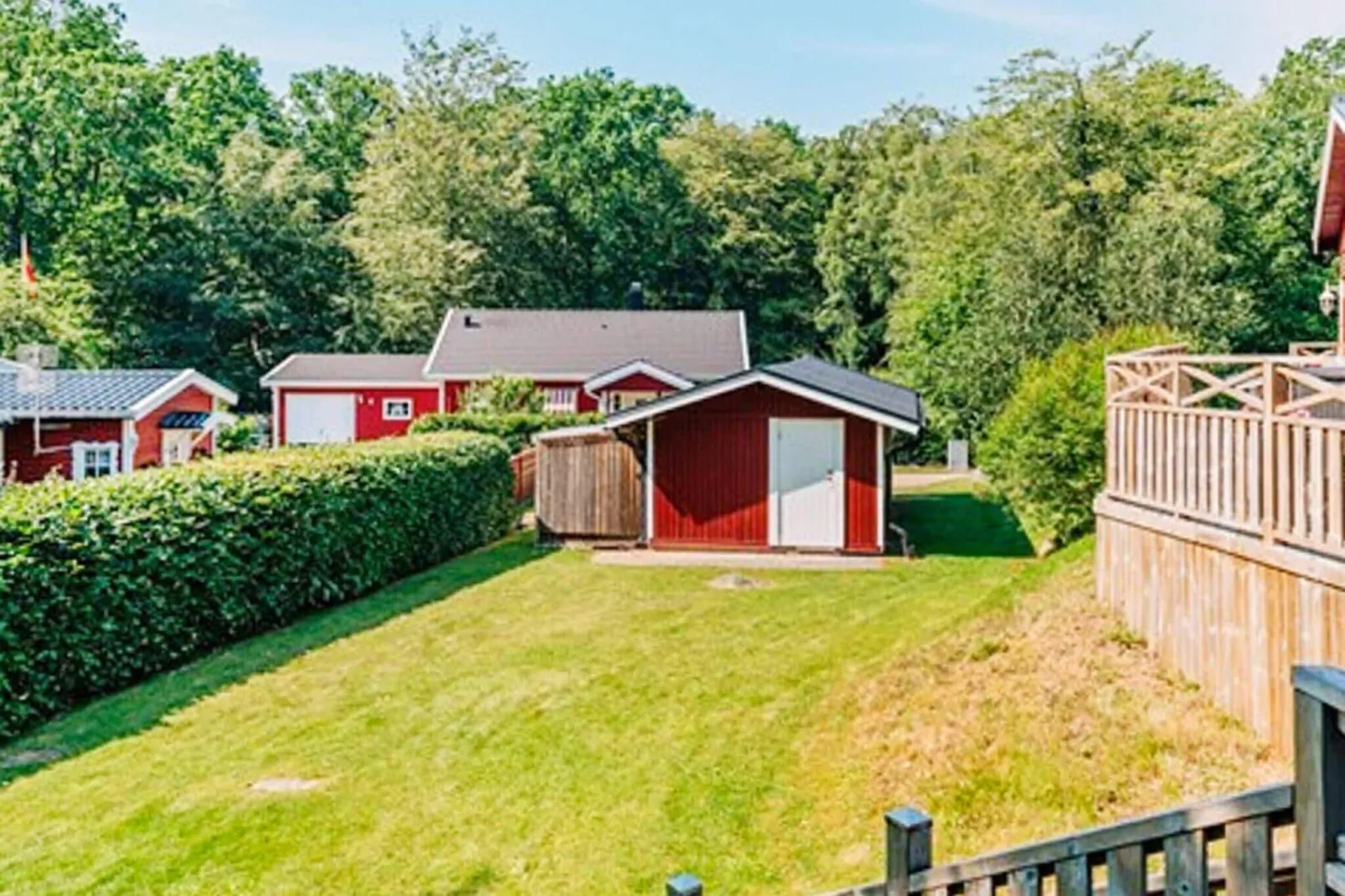 5 Sterne Ferienhaus in HÖÖR-By Traum-Außenbereich