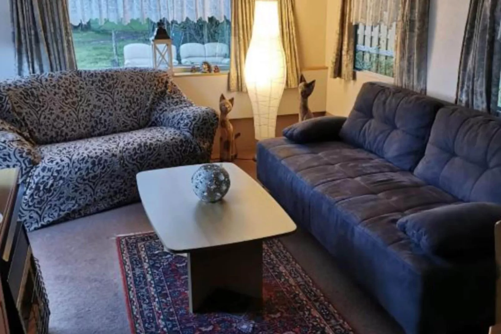 Mobilheim-Living room