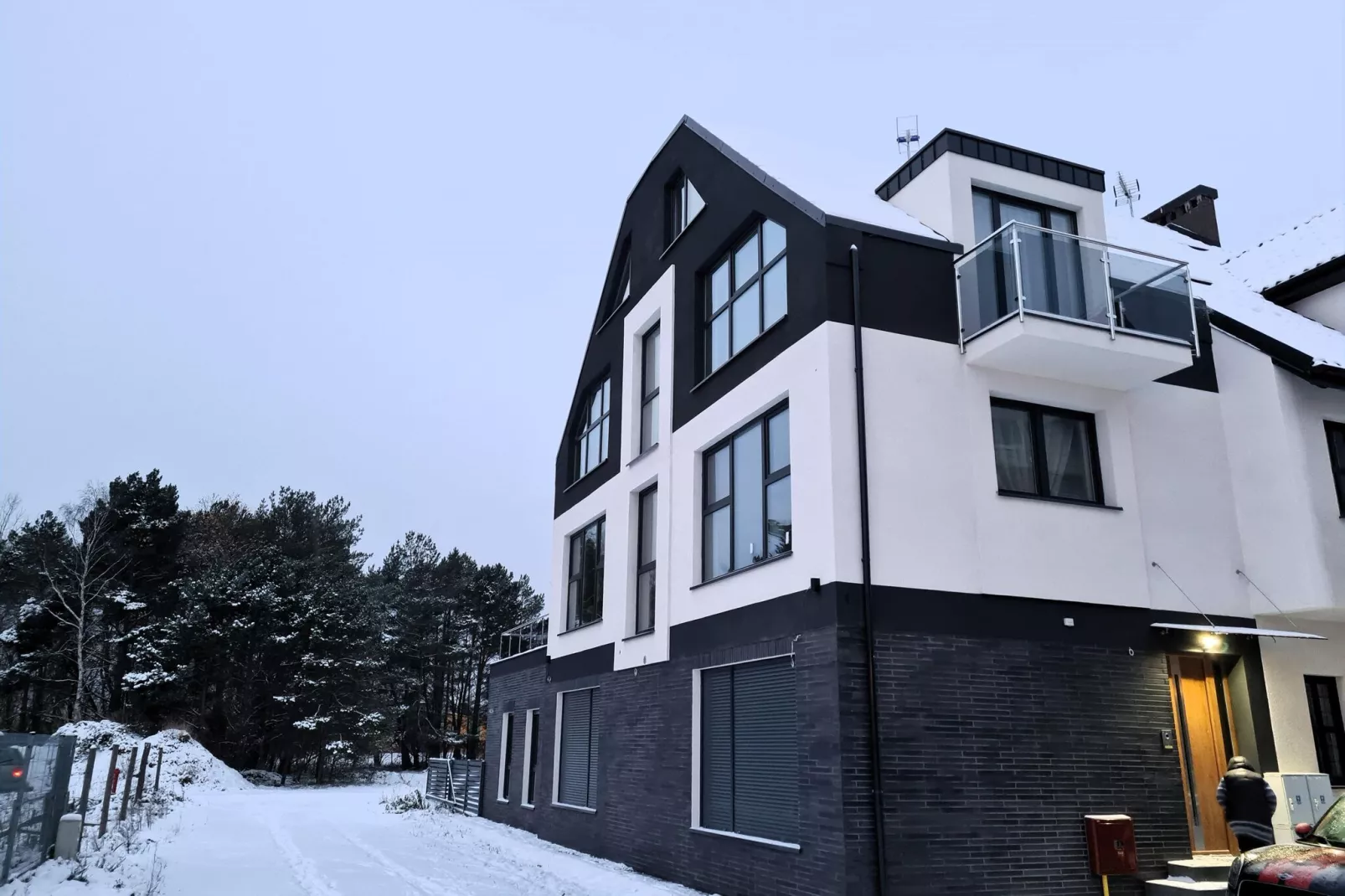 Apartament na 1 piętrze-Exterior winter