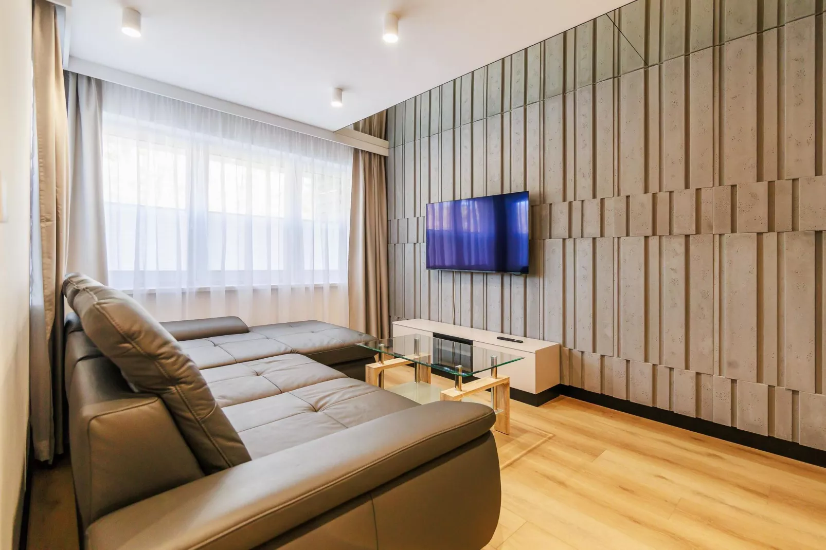 Holiday flat in Rowy-Living room