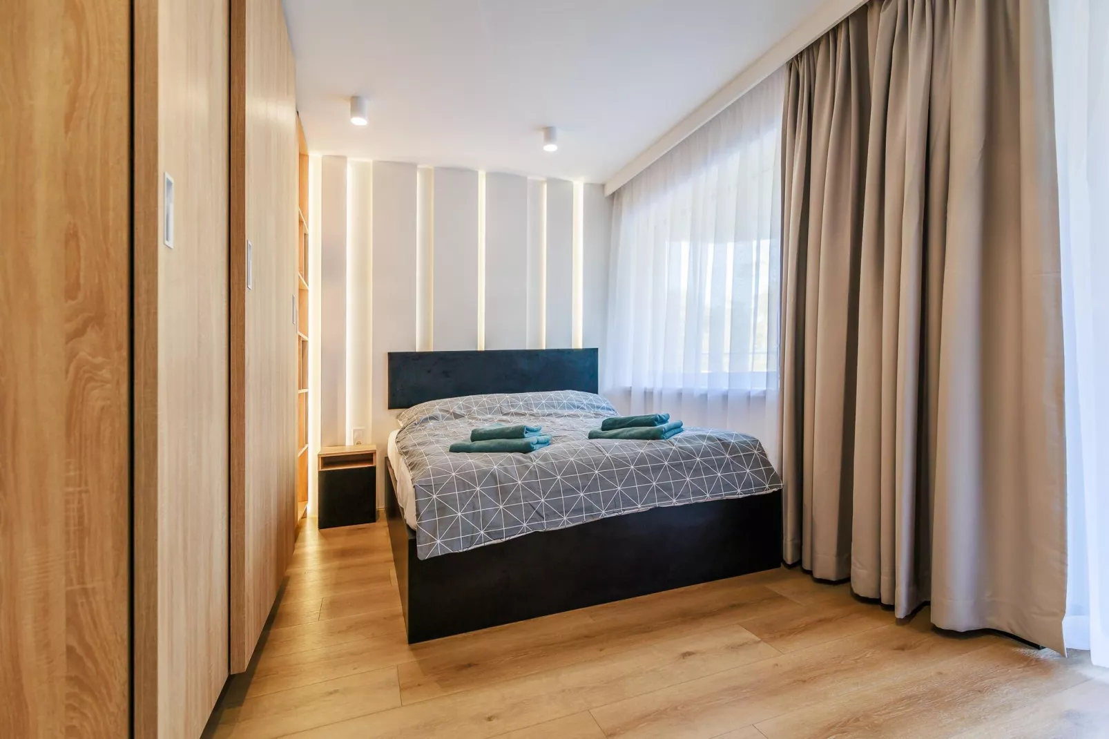 Holiday flat in Rowy-Bedroom