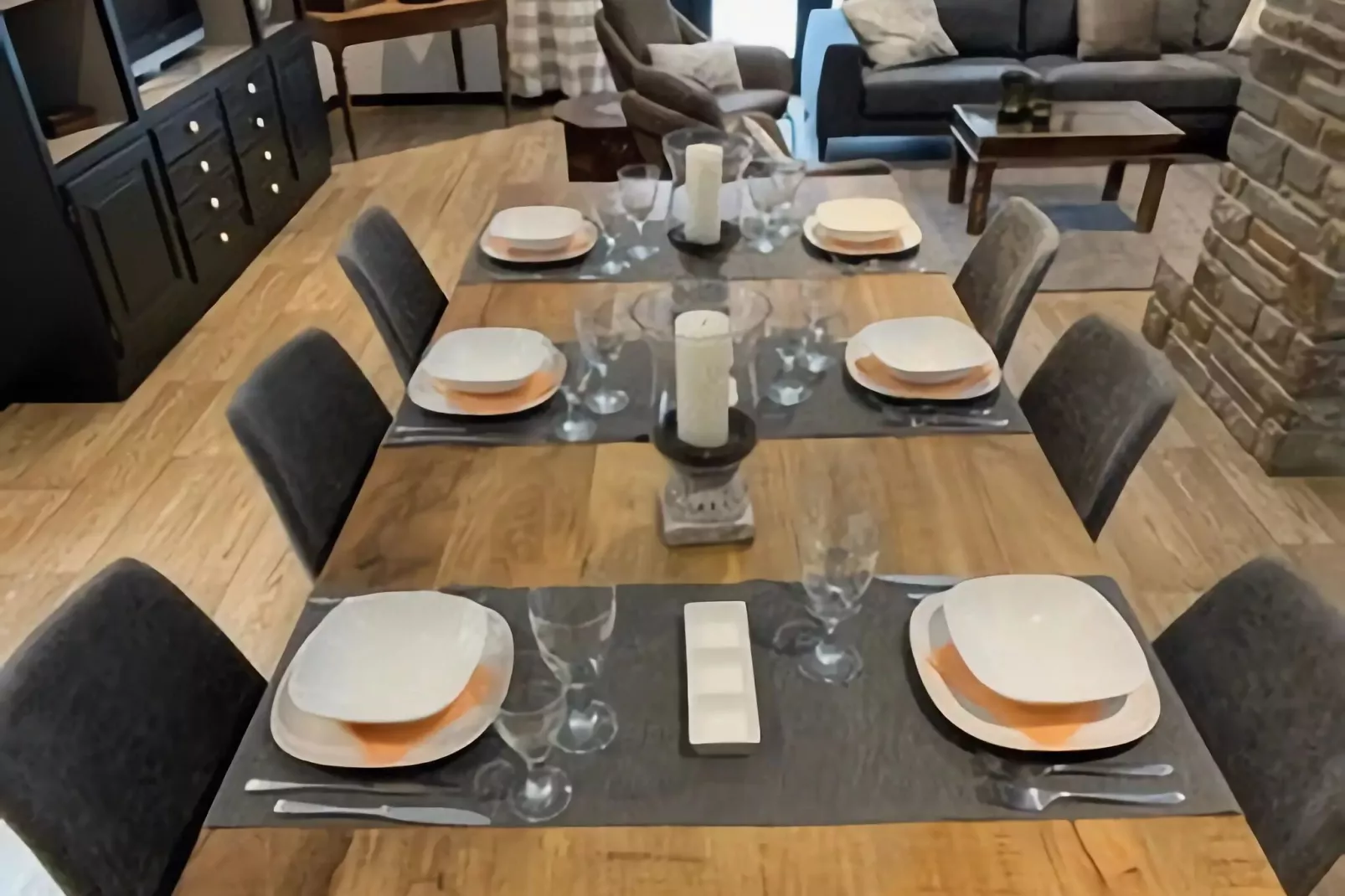 La maison du fagnard-Dining room