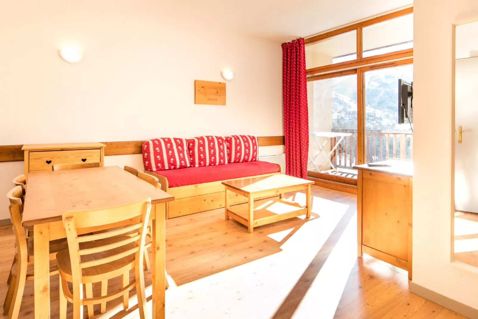 Residence Le Hameau de Valloire 4-Wohnzimmer