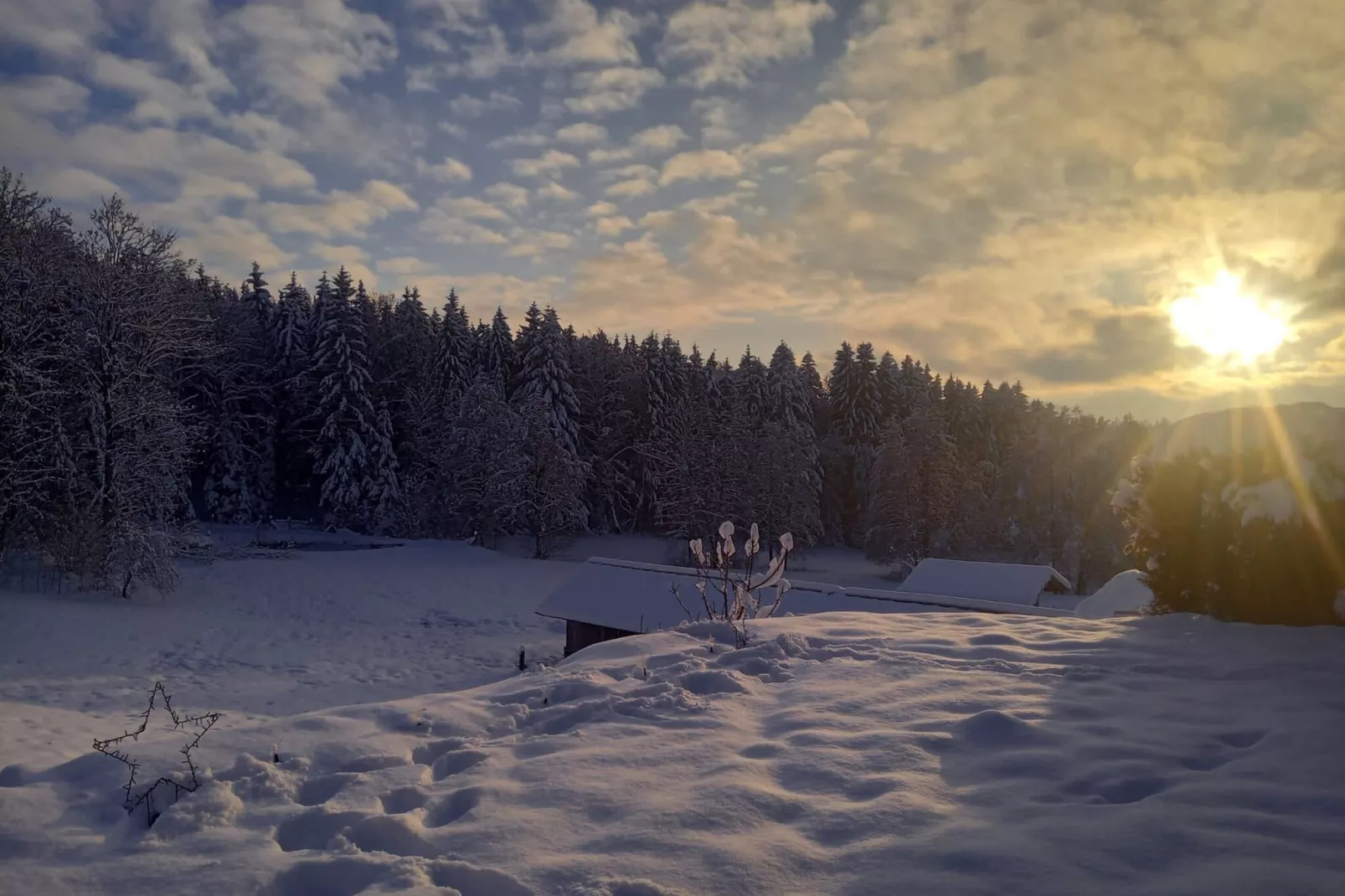 Ferienwohnung Holzfurtner-Gebiet Winter 1 km